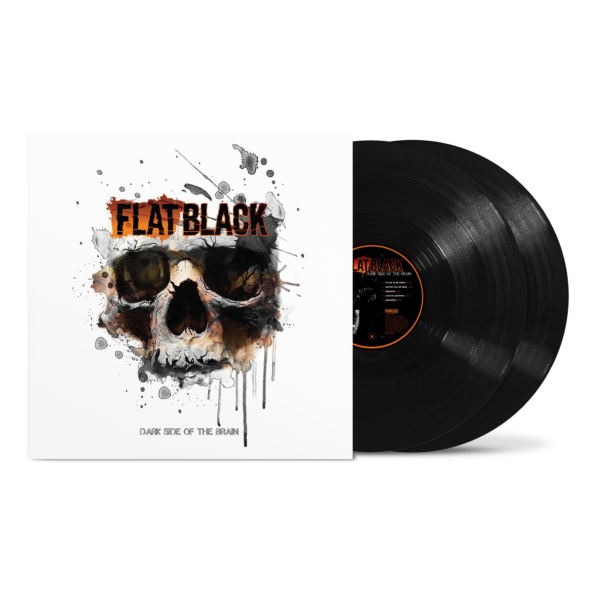 FLATBLACK 'DARK SIDE OF THE BRAIN' 2LP (Black Vinyl)
