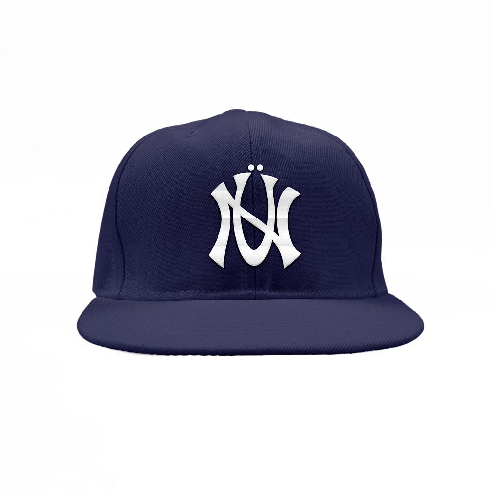 FOREVER NU LOGO SNAPBACK (NAVY)