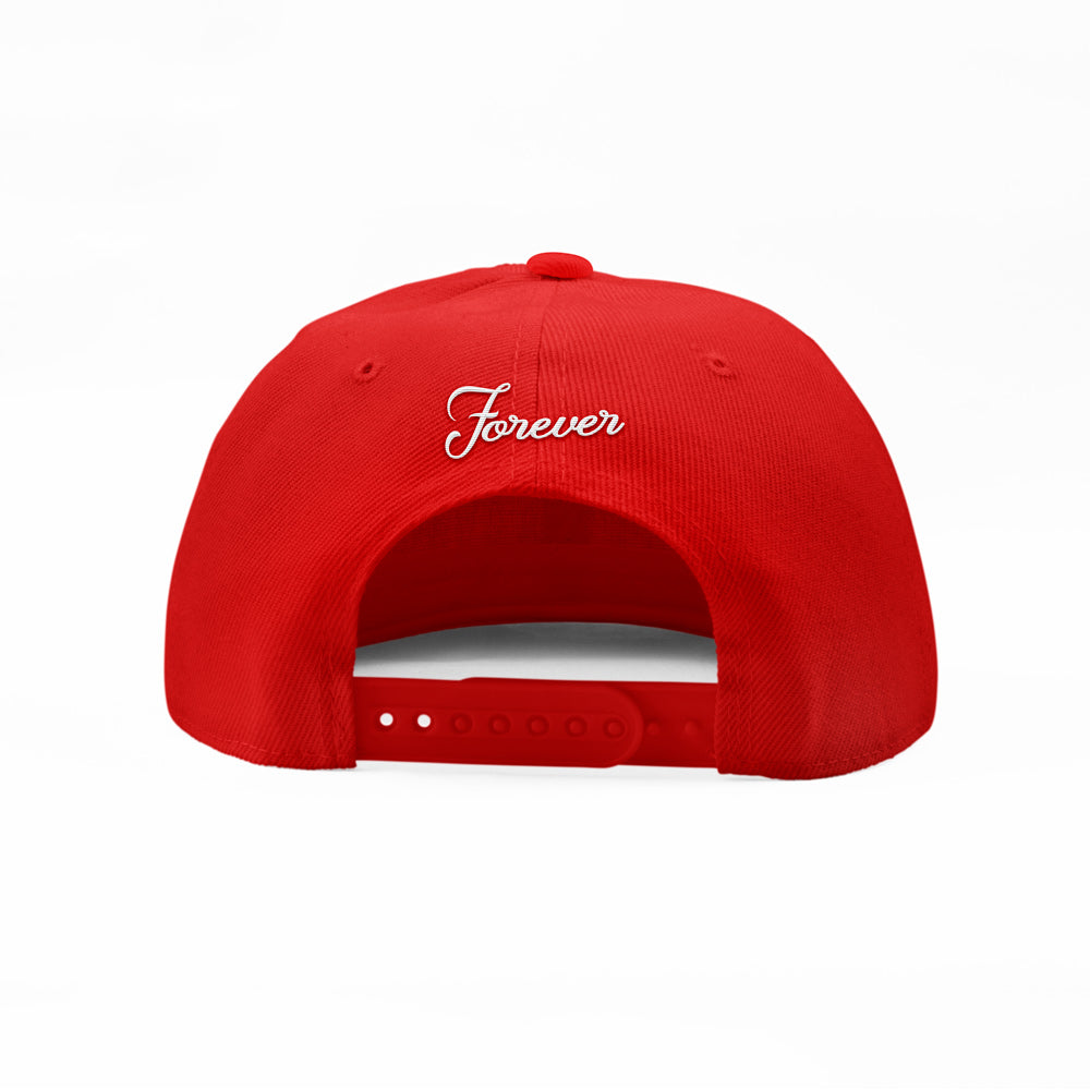 FOREVER NU LOGO SNAPBACK (RED)