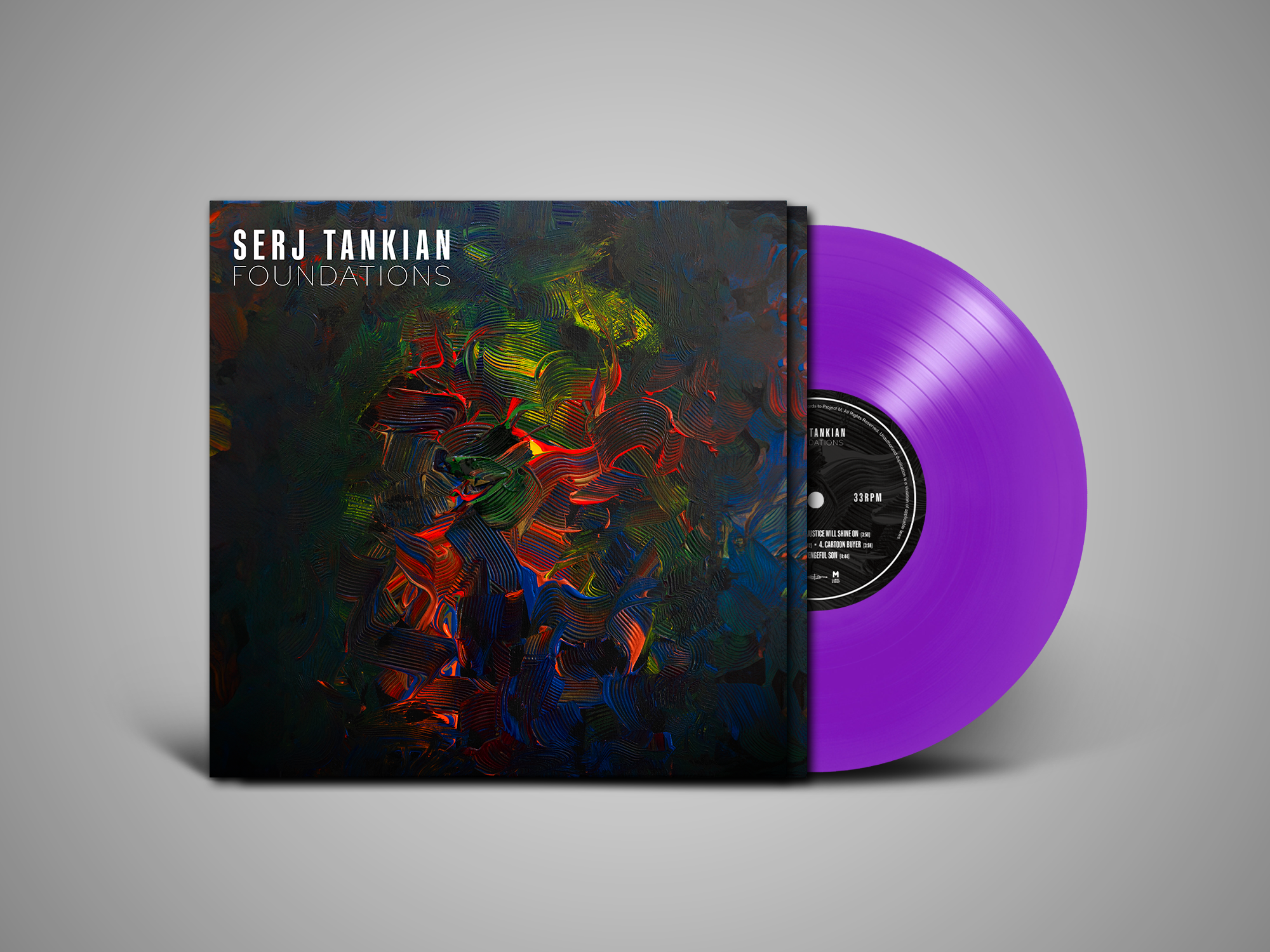 SERJ TANKIAN 'FOUNDATIONS' EP (Limited Edition – Purple w/Etched B-Side Vinyl)