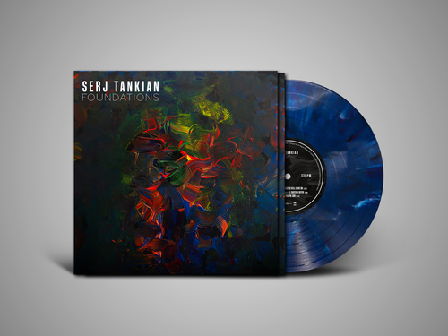 SERJ TANKIAN X REVOLVER BUNDLE - REVOLVER FALL 2024 ISSUE IN NUMBERED SLIPCASE W/ SIGNED 8"X10" & ‘FOUNDATIONS’ EP (Limited Edition – Only 500 Made, Dark Blue Marble w/ Etched B-Side Vinyl)