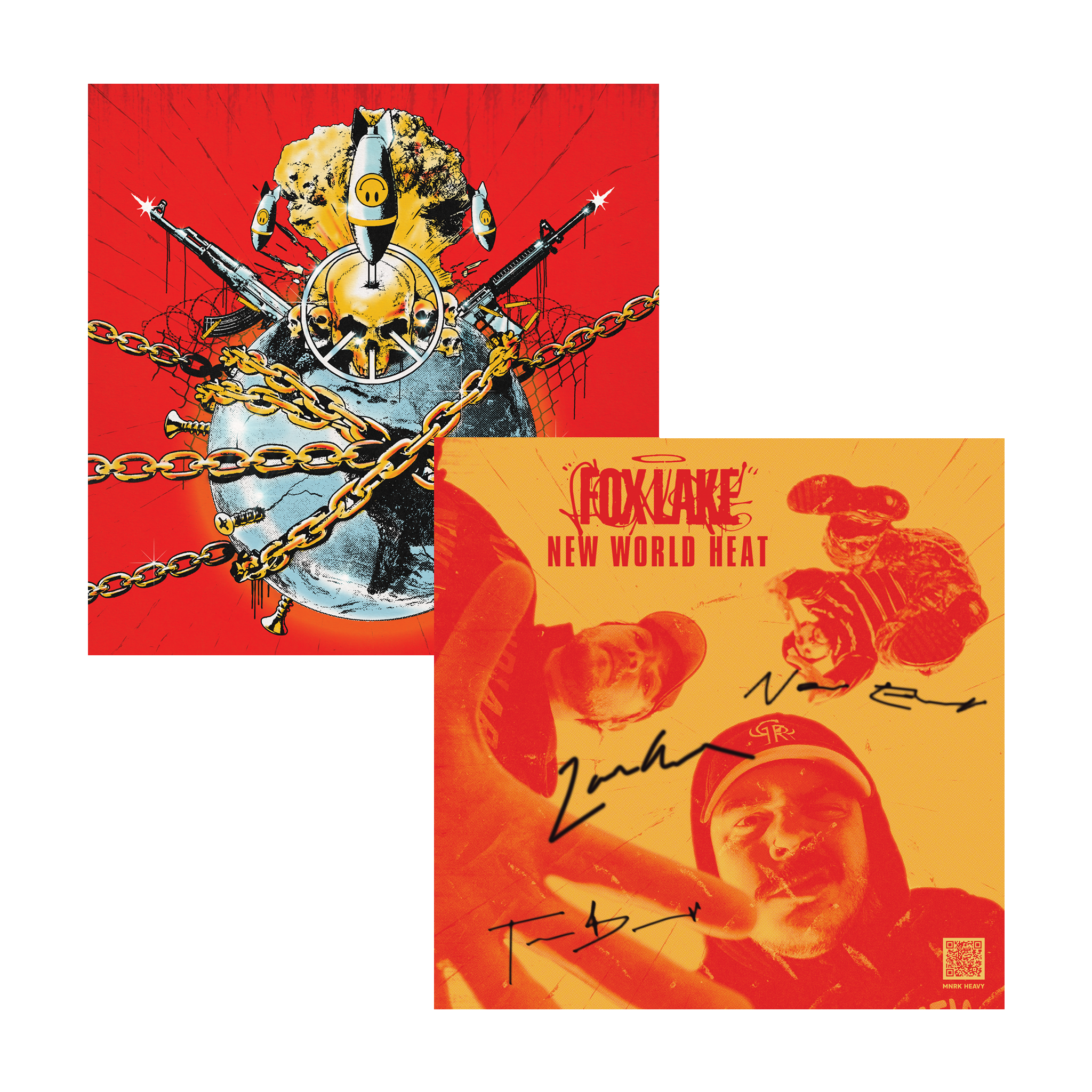 FOX LAKE 'NEW WORLD HEAT' LP (Graphite Eco Mix Vinyl)