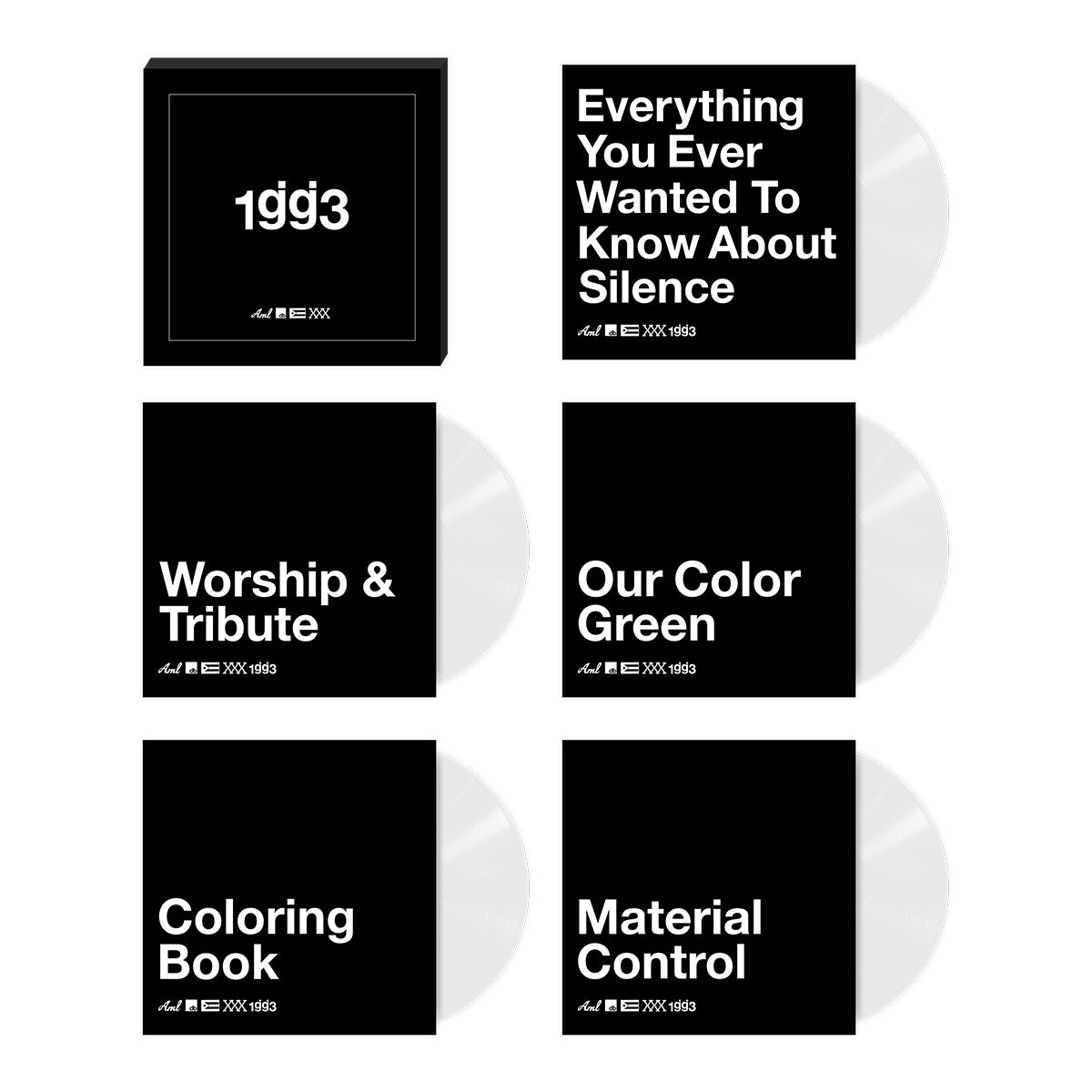 GLASSJAW ‘THE PLAYABLE COLLECTION’ BLACK EDITION BUNDLE (3LP/2EP + SOFTCOVER BOOK)