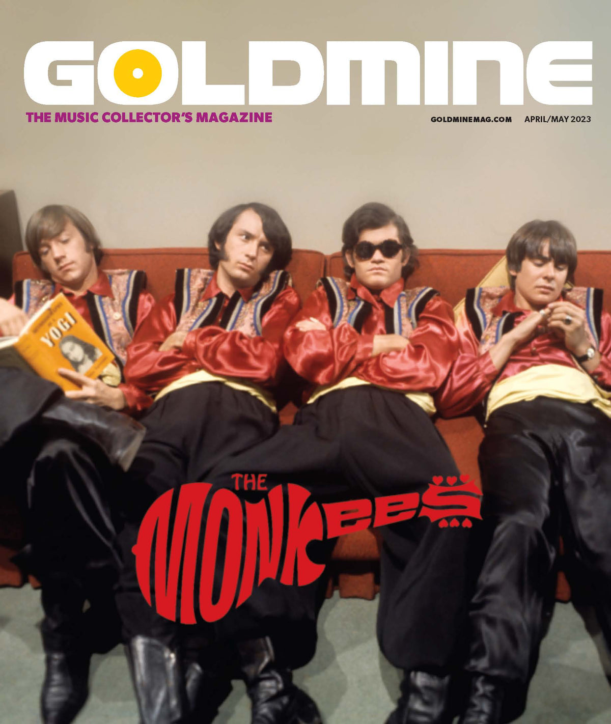 GOLDMINE MAGAZINE: APRIL/MAY 2023 ISSUE FEATURING MONKEES (Alternate Cover)