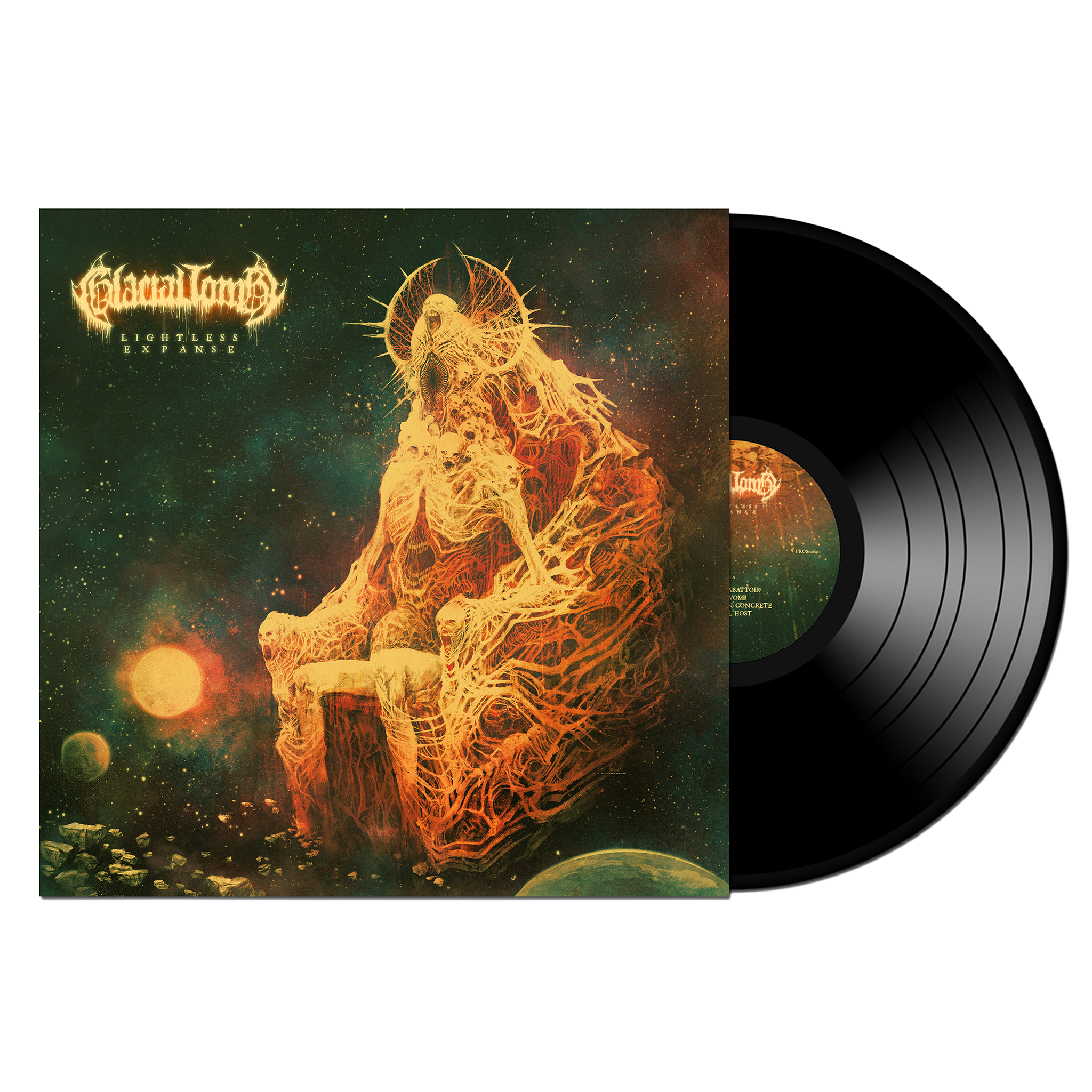 GLACIAL TOMB 'LIGHTLESS EXPANSE' LP (Black Sunless Void Vinyl)