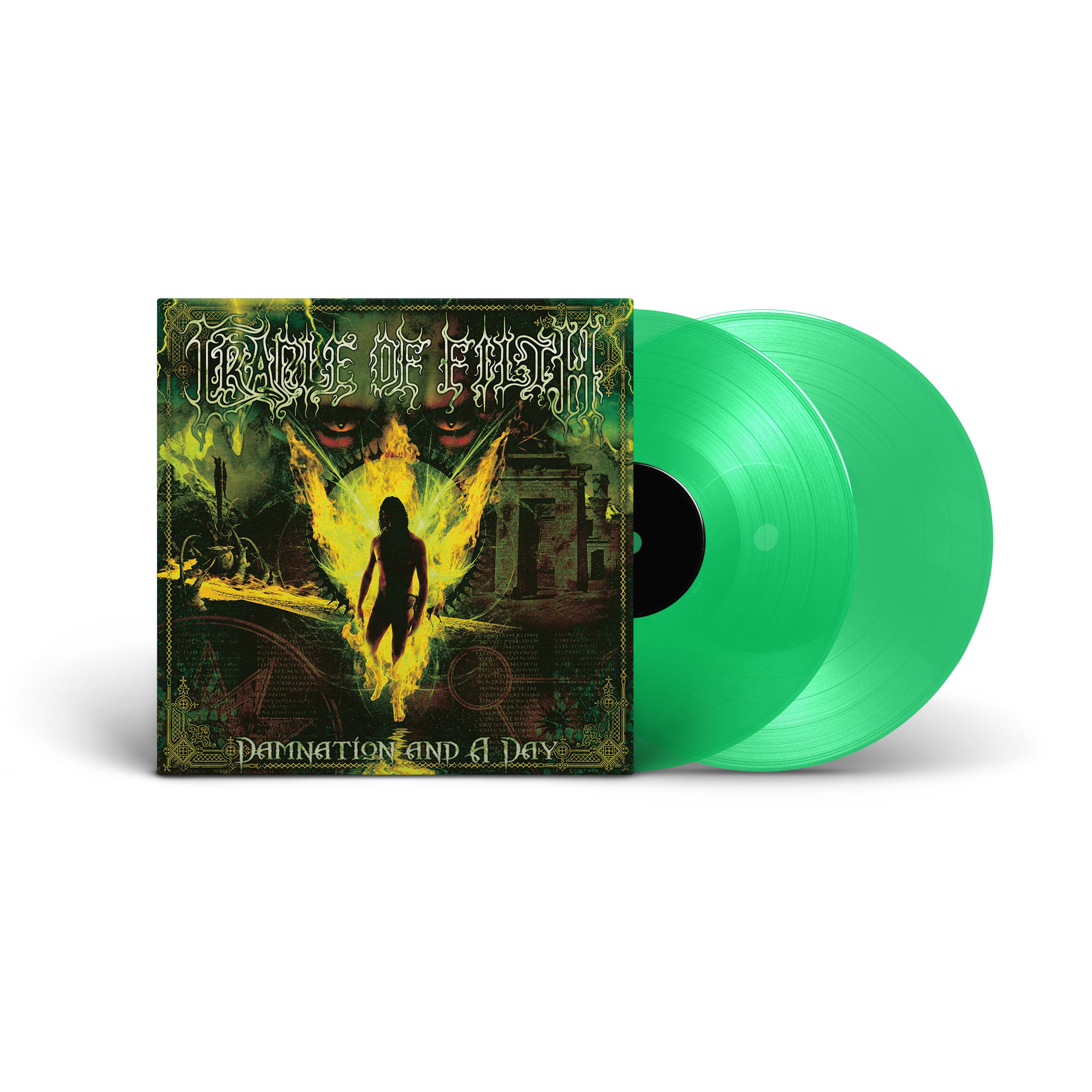 CRADLE OF FILTH ‘DAMNATION AND A DAY’ 2LP (Limited Edition – Only 300 made, Translucent Green Vinyl)