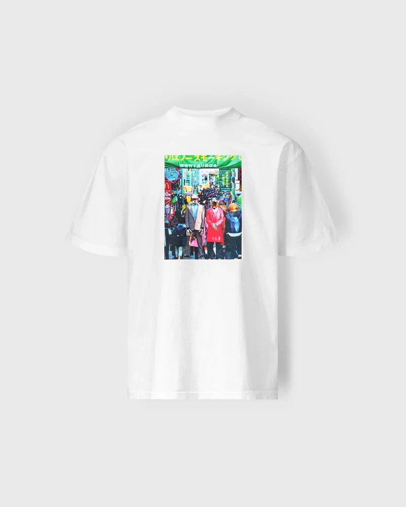 DAFT PUNK x PLEASURES HARAJUKU T-SHIRT (White)