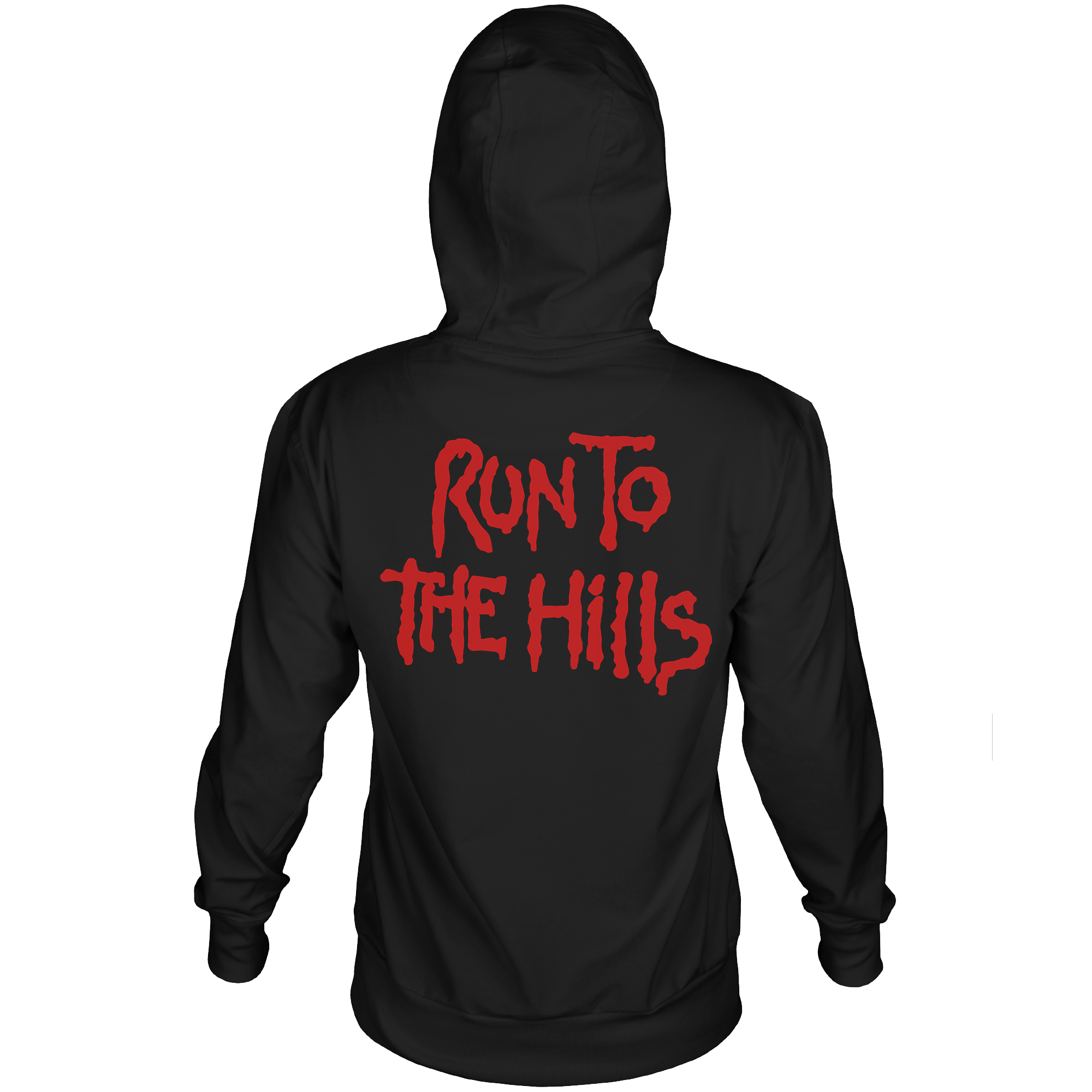 IRON MAIDEN RUN TO HILLS BLACK HOODIE