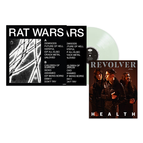 HEALTH X REVOLVER BUNDLE – 2023 WINTER ISSUE W/ 'RAT WARS' LP (Limited Edition, Coke Bottle Clear vinyl)