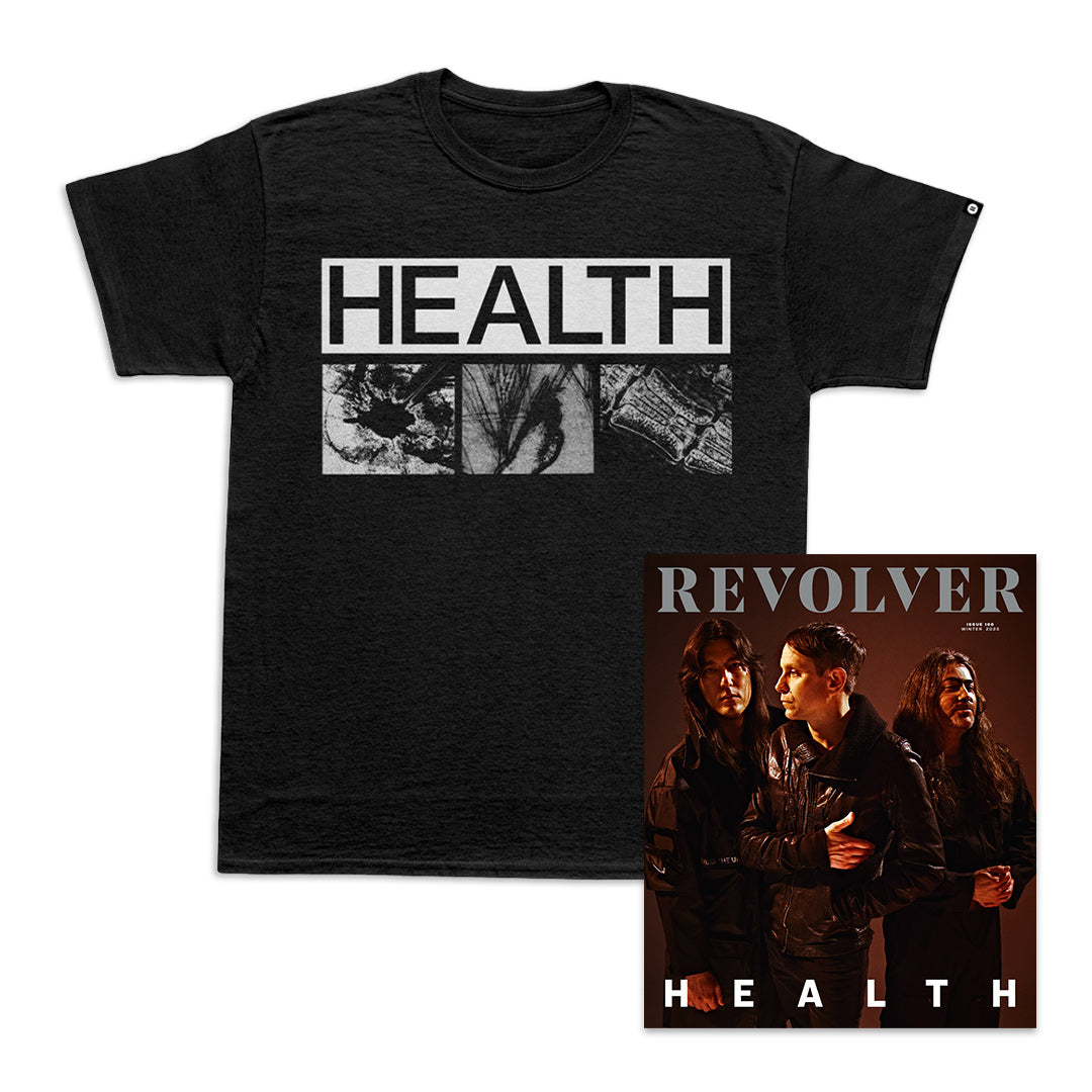 HEALTH x REVOLVER BUNDLE – 2023 WINTER ISSUE W/ LIMITED EDITION EXCLUSIVE T-SHIRT