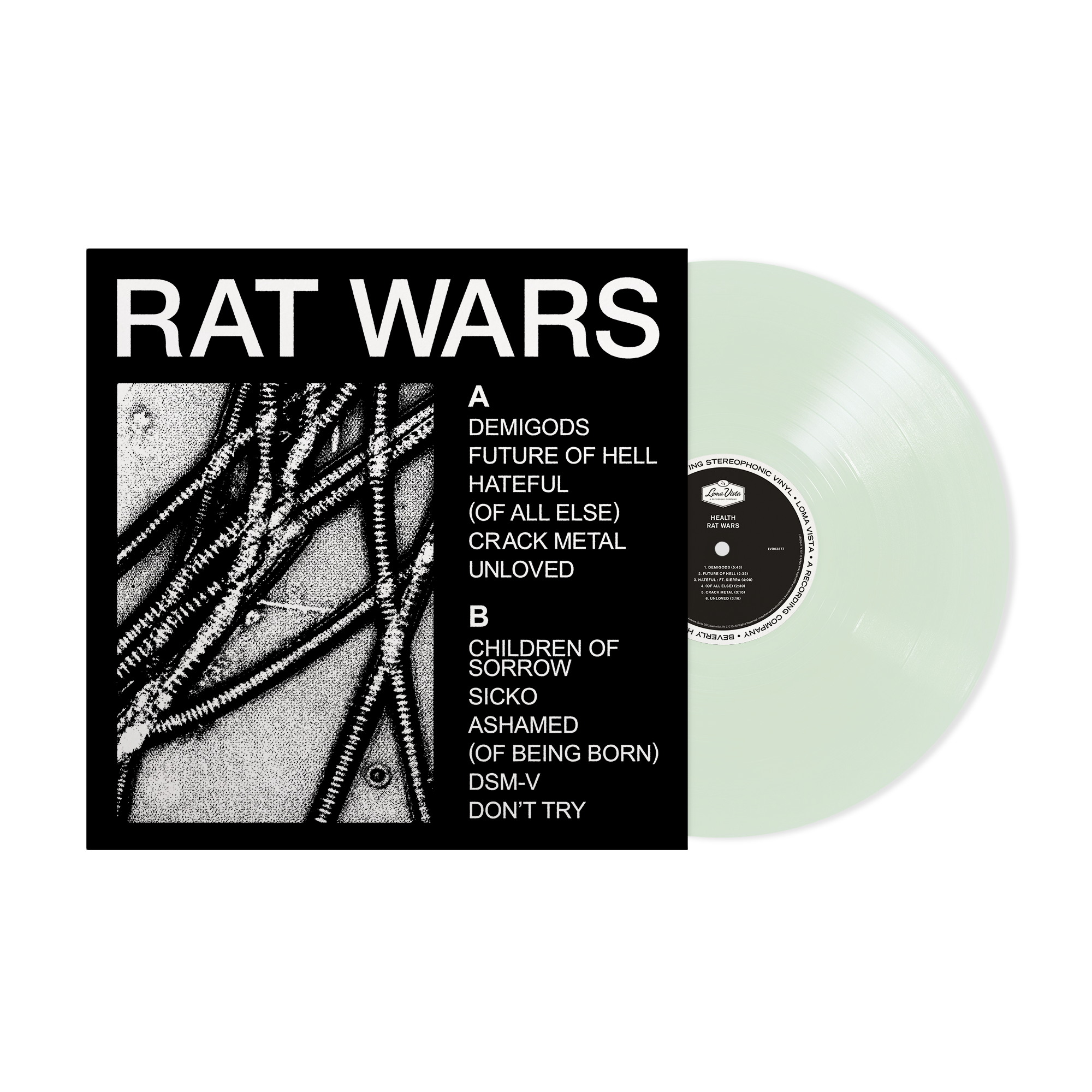 HEALTH X REVOLVER BUNDLE – 2023 WINTER ISSUE W/ 'RAT WARS' LP (Limited Edition, Coke Bottle Clear vinyl)