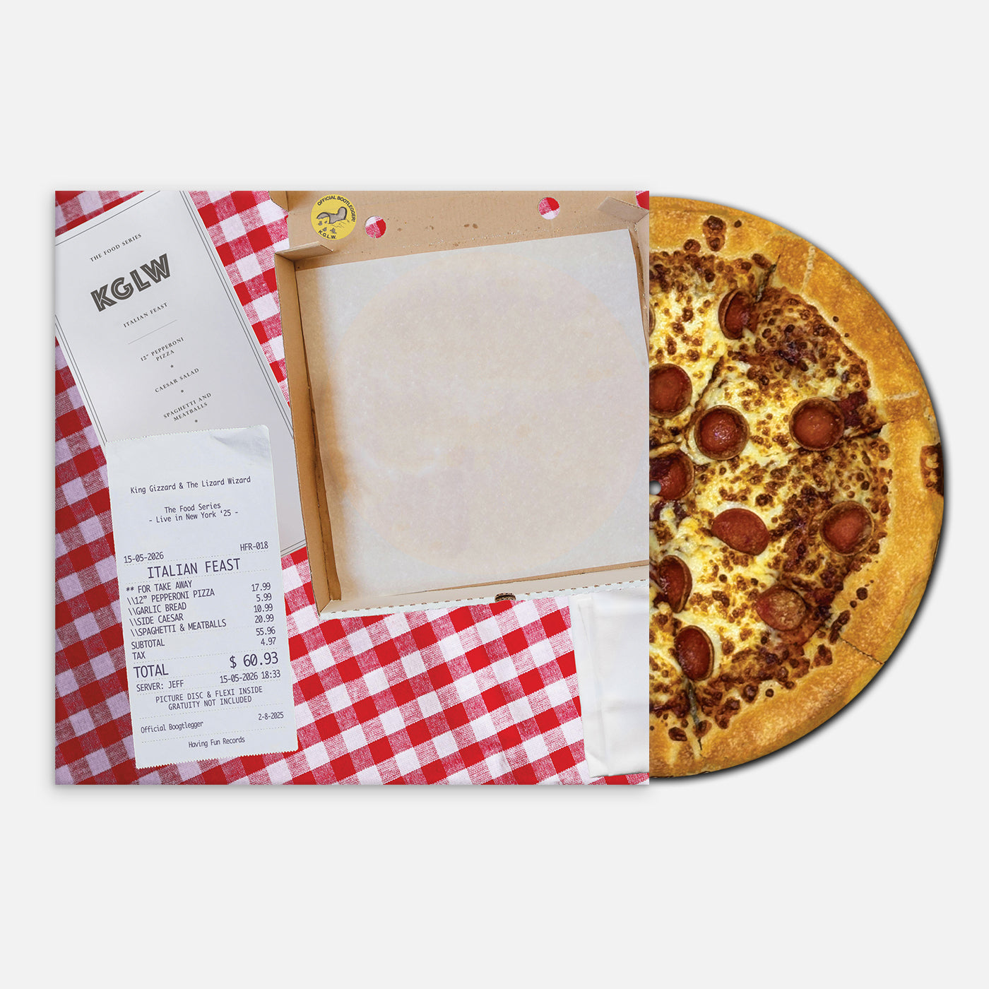 KING GIZZARD & THE LIZARD WIZARD 'ITALIAN FEAST' LP (Deluxe, Pizza & S