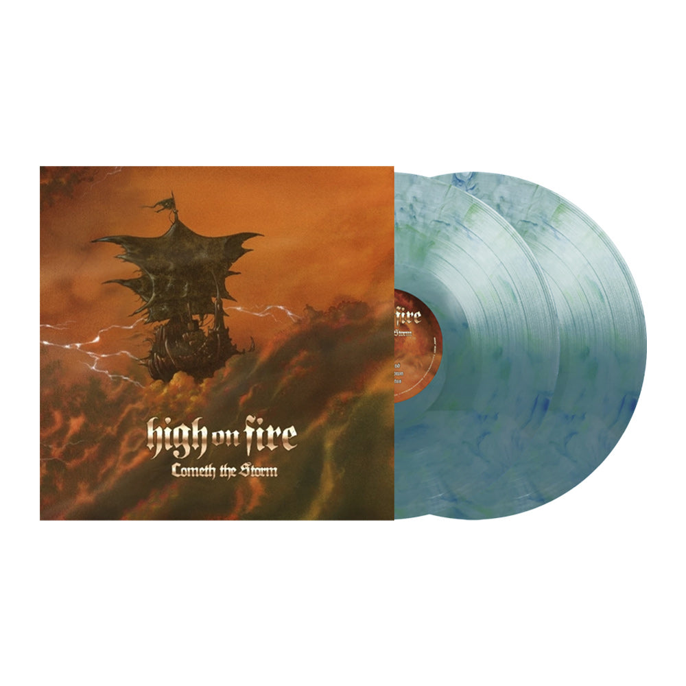 HIGH ON FIRE ‘COMETH THE STORM’ 2LP (Limited Edition – Only 300 made, Sky Blue & Spring Green Vinyl)