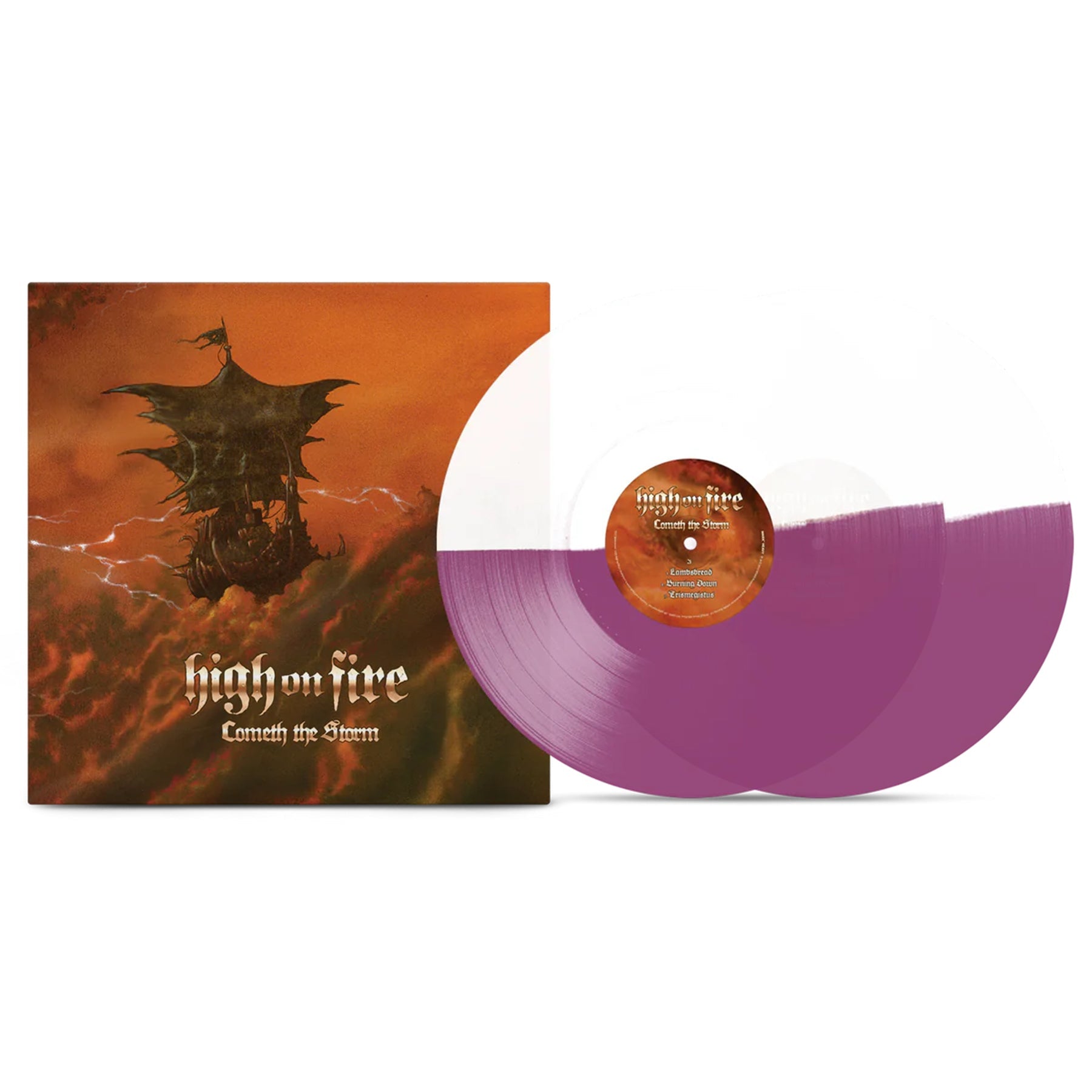 High On Fire Cometh The Storm Half/Half LP