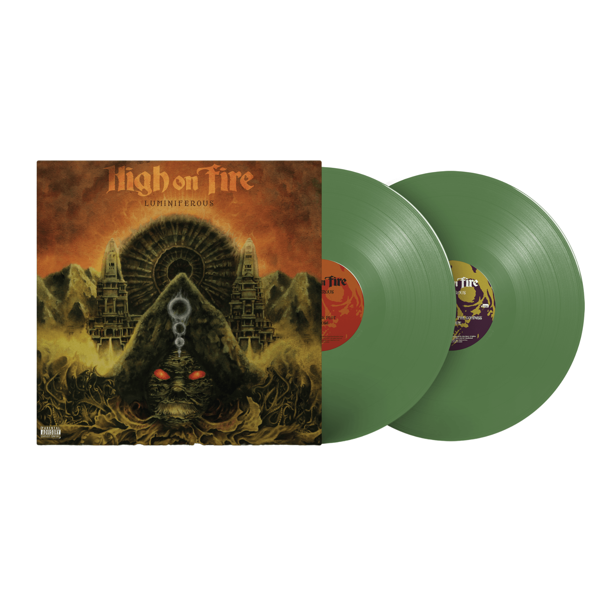 HIGH ON FIRE 'LUMINIFEROUS' 2LP (Olive Vinyl)