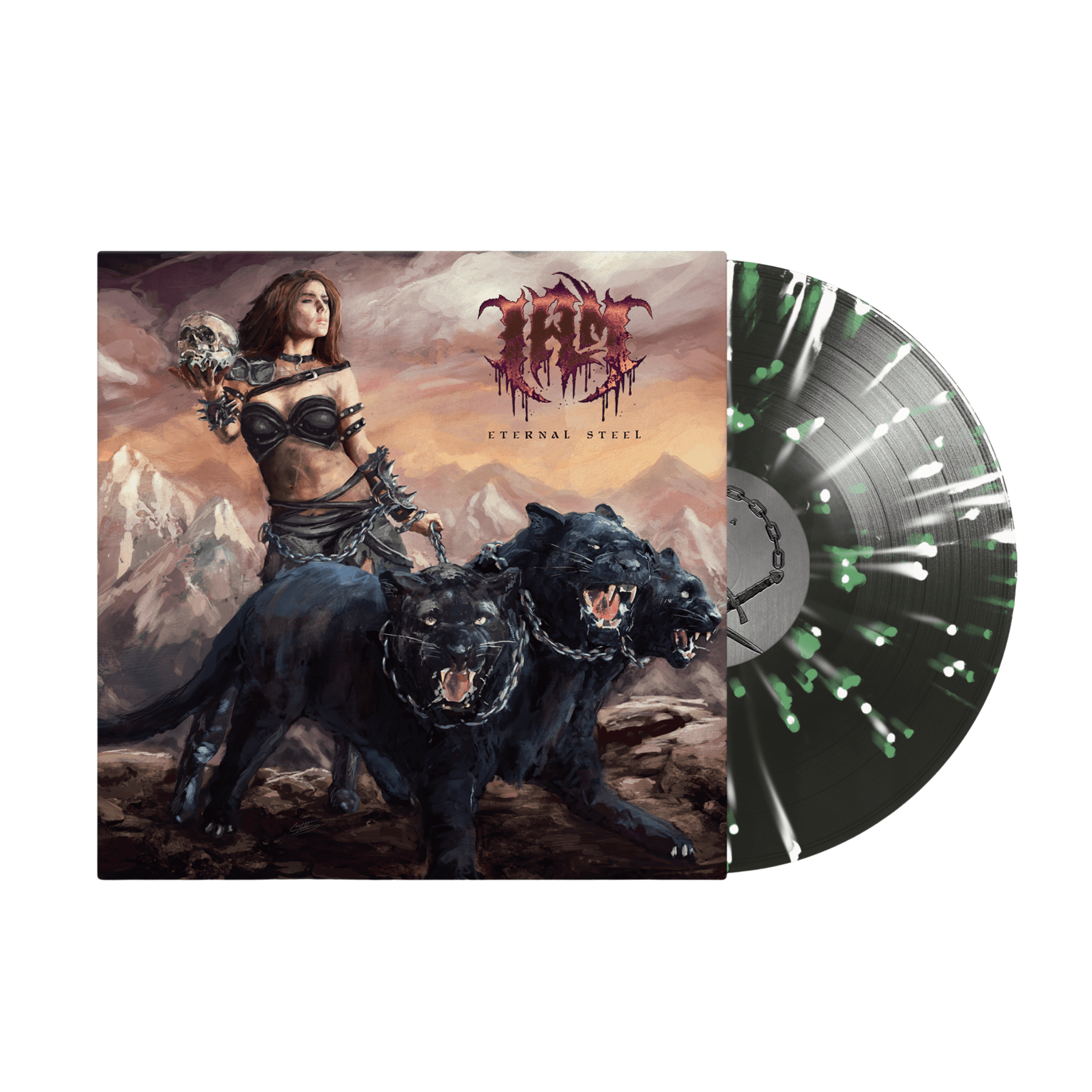 I AM 'ETERNAL STEEL' LP (Black Ice Splatter Vinyl)