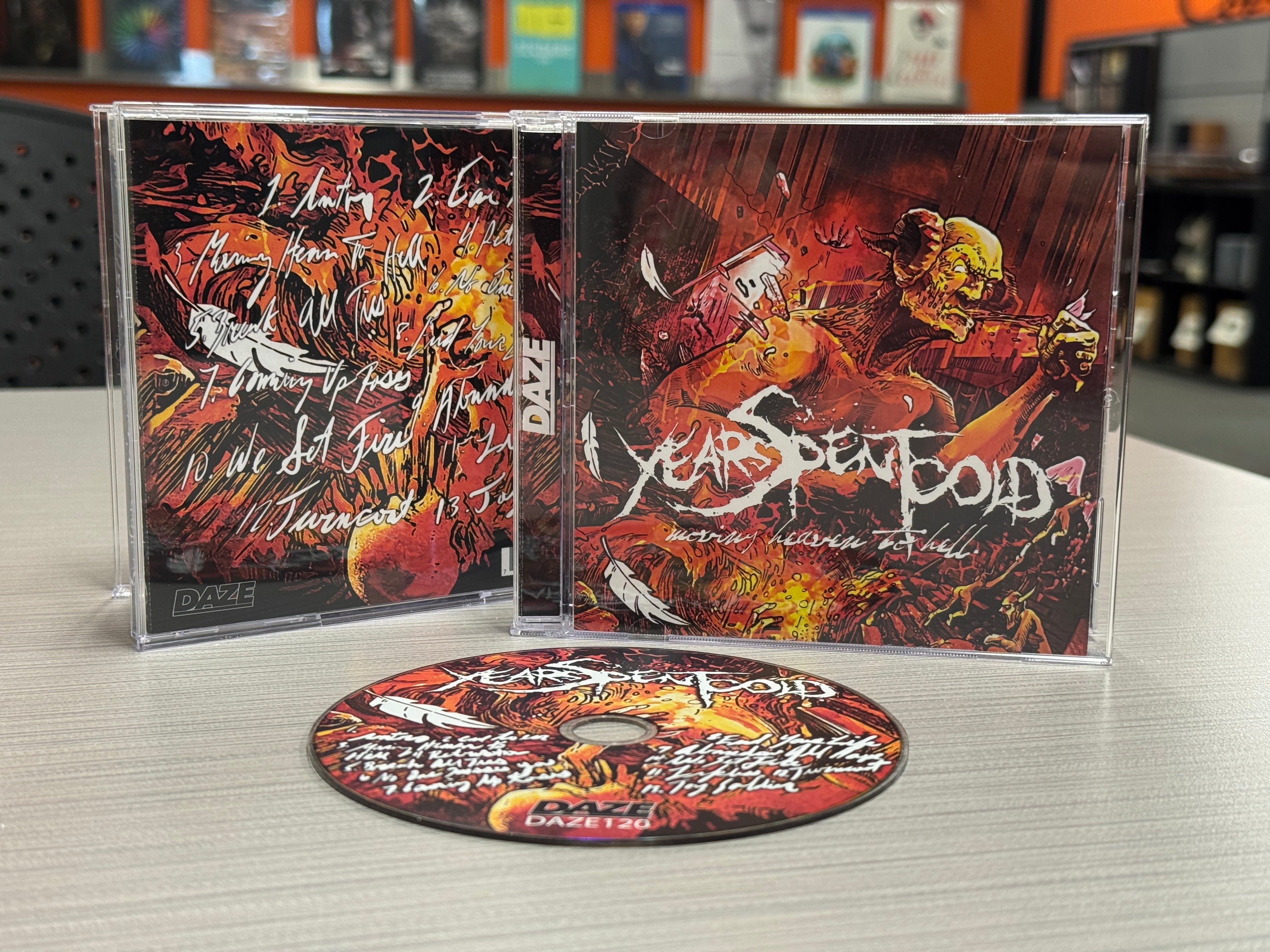 YEARS SPENT COLD ‘MOVING HEAVEN TO HELL’ CD