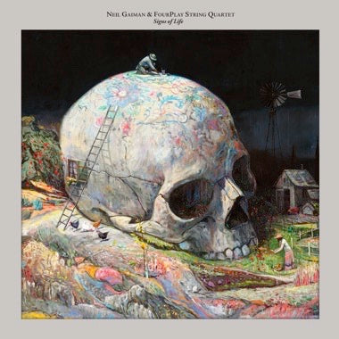 NEIL GAIMAN & FOURPLAY STRING QUARTET 'SIGNS OF LIFE' LP (Silver Fox Vinyl)