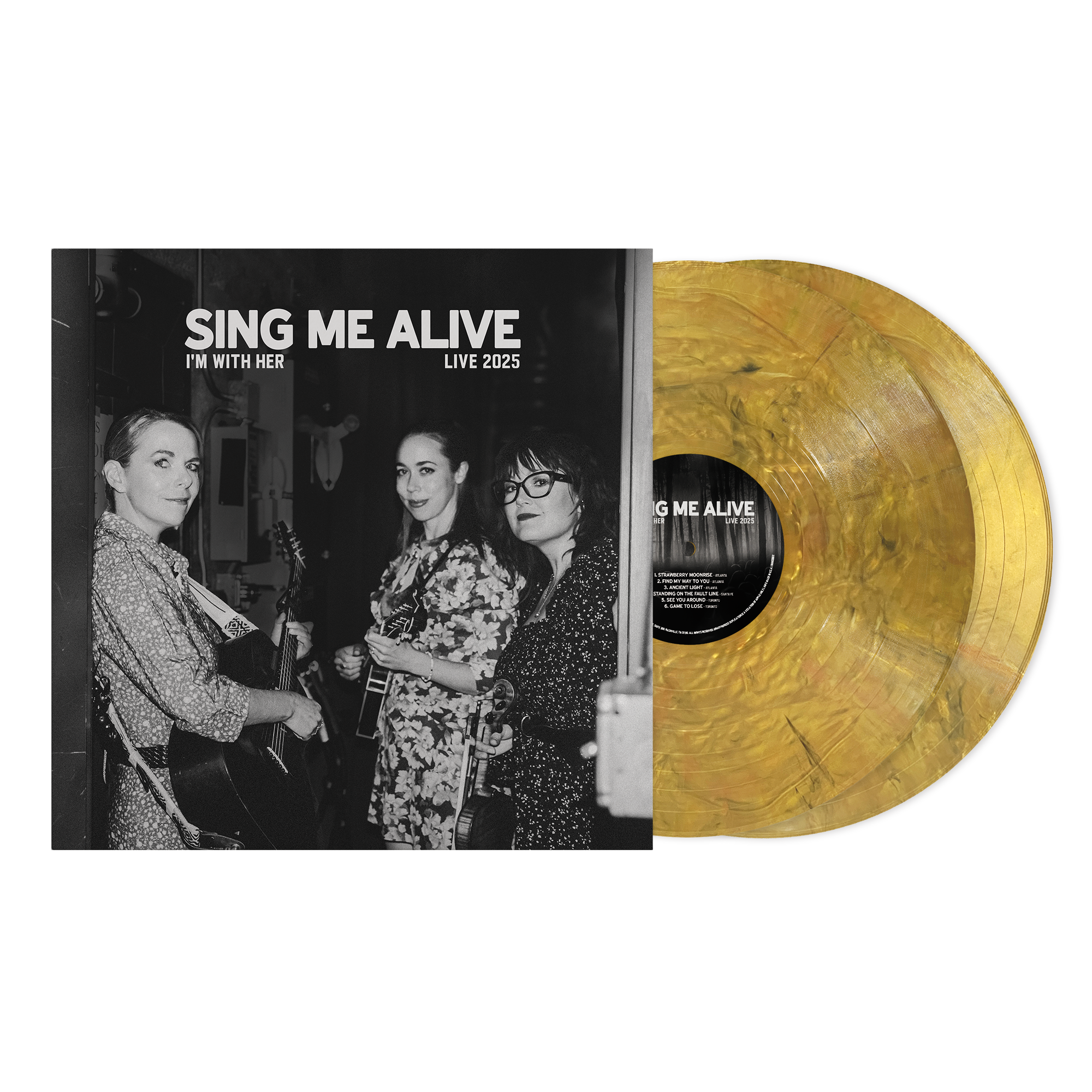 I'M WITH HER 'SING ME ALIVE' 2LP (Metallic Gold Vinyl)