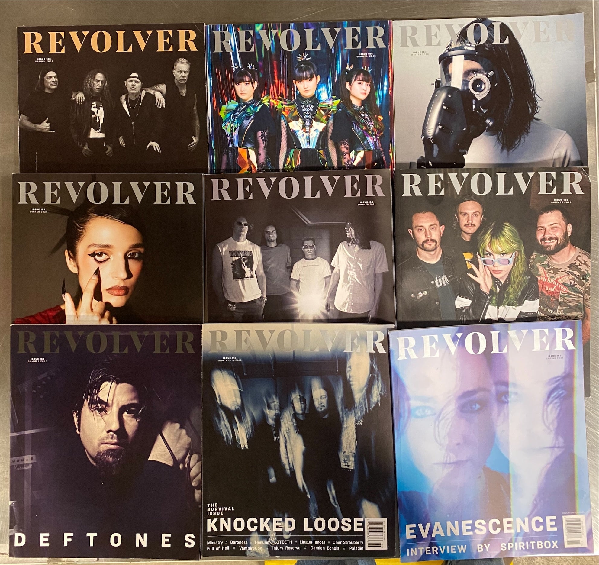 REVOLVER BLEMISHED BACK ISSUE BUNDLE (4 ISSUES)