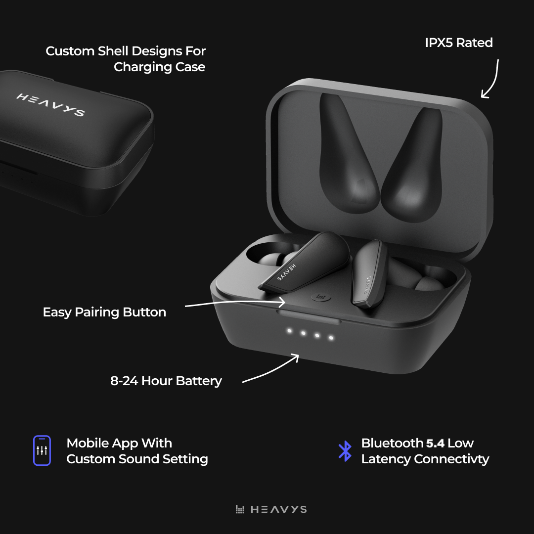 HEAVYS WIRELESS EARBUDS