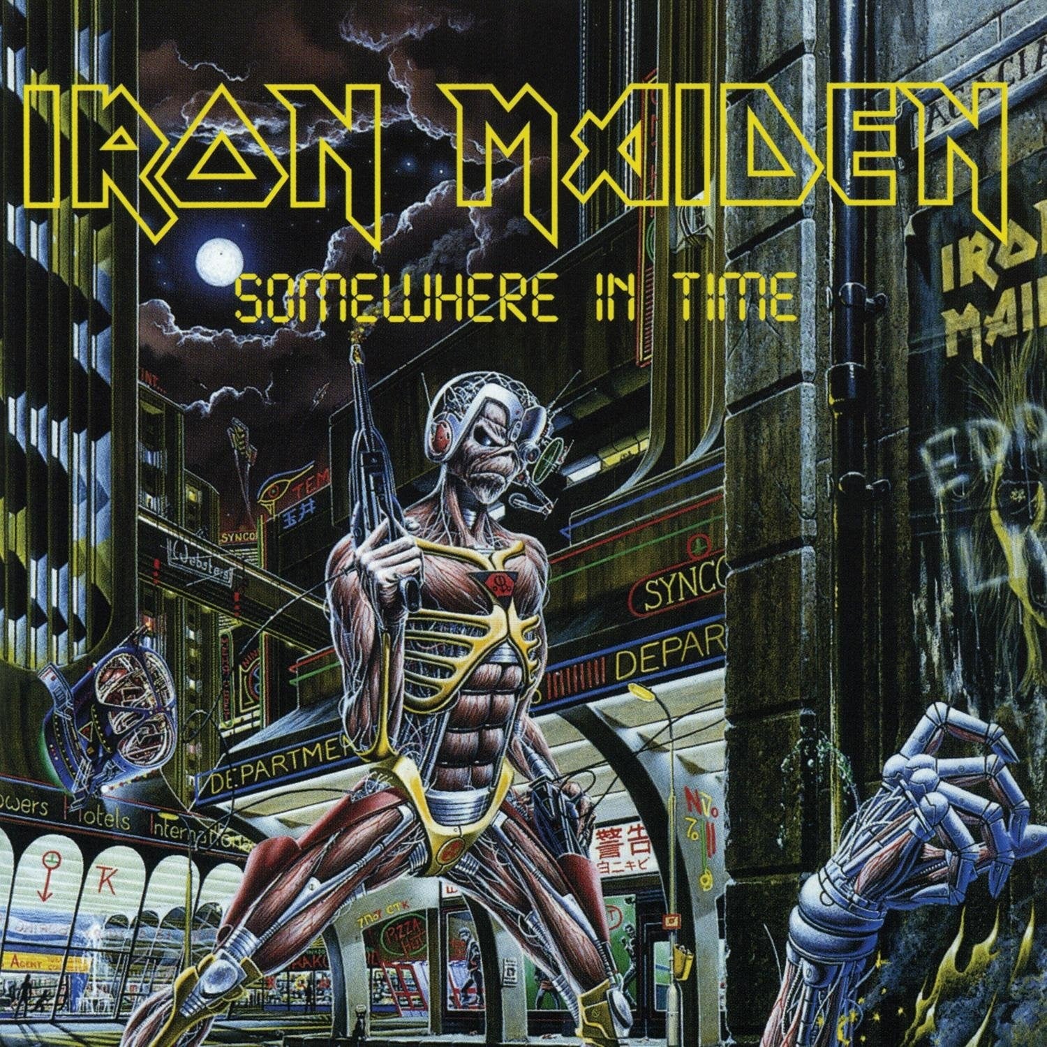 IRON MAIDEN 'SOMEWHERE IN TIME' LP (40th Anniversary, Oxblood Vinyl)