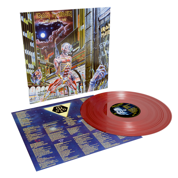 IRON MAIDEN 'SOMEWHERE IN TIME' LP (40th Anniversary, Oxblood Vinyl)