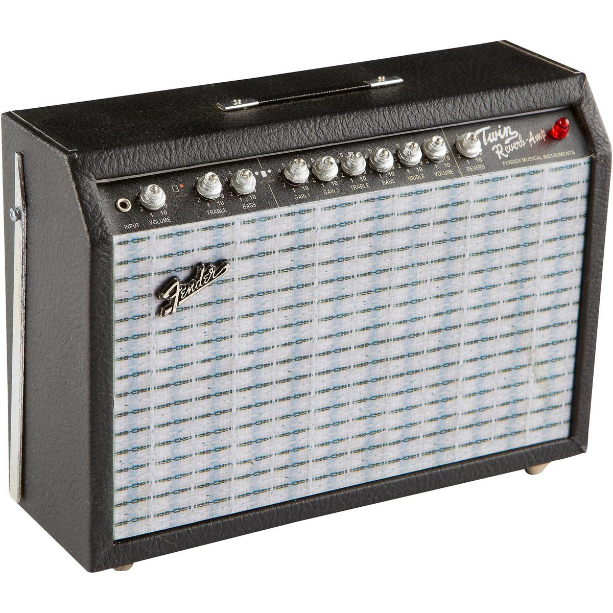 MINIATURE FENDER TWIN-REVERB ORNAMENTAL AMP MODEL - OFFICIALLY LICENSED