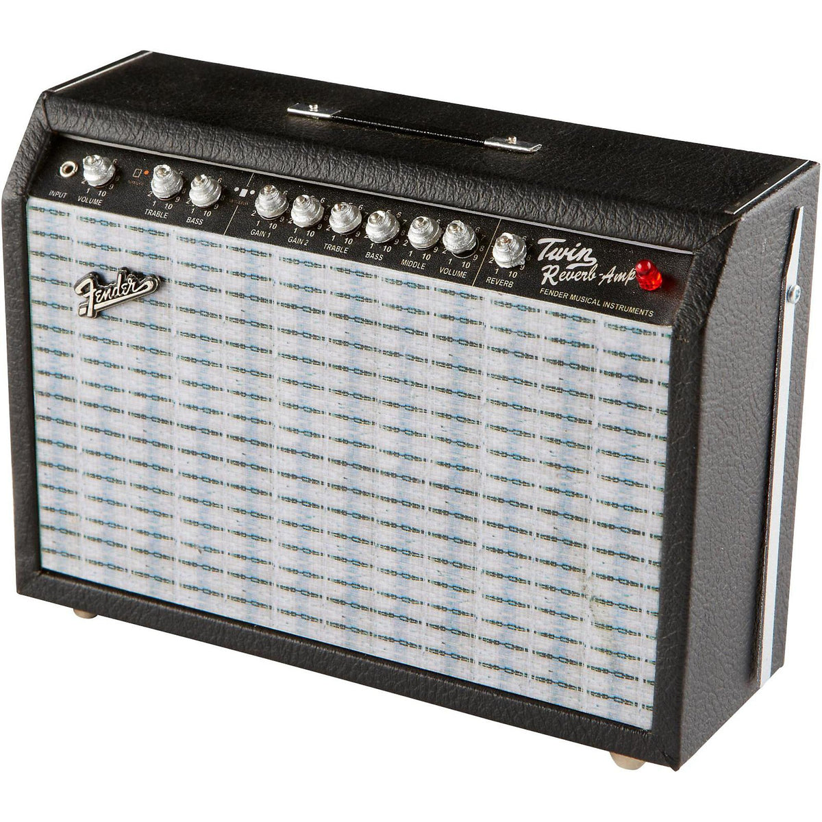 MINIATURE FENDER TWIN-REVERB ORNAMENTAL AMP MODEL - OFFICIALLY LICENSED