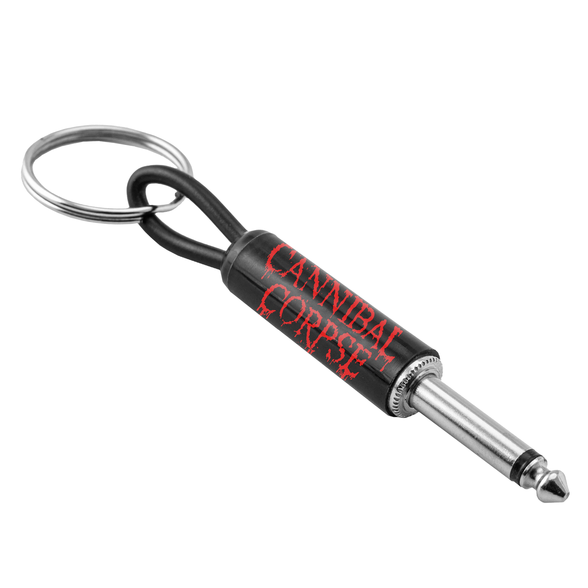 CANNIBAL CORPSE LOGO GUITAR PLUG KEYCHAIN