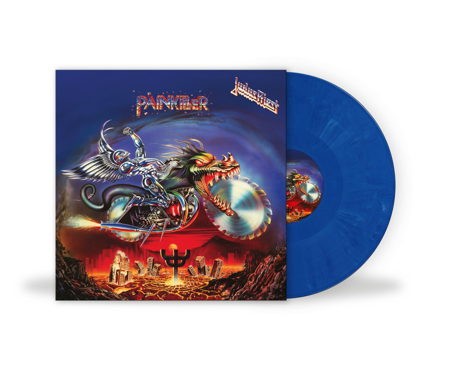 AC/DC & Judas Priest LPレコード 2枚セット JUDAS PRIEST 'PAINKILLER' 35TH ANNIVERSARY LP (Limited Edition, Blue V