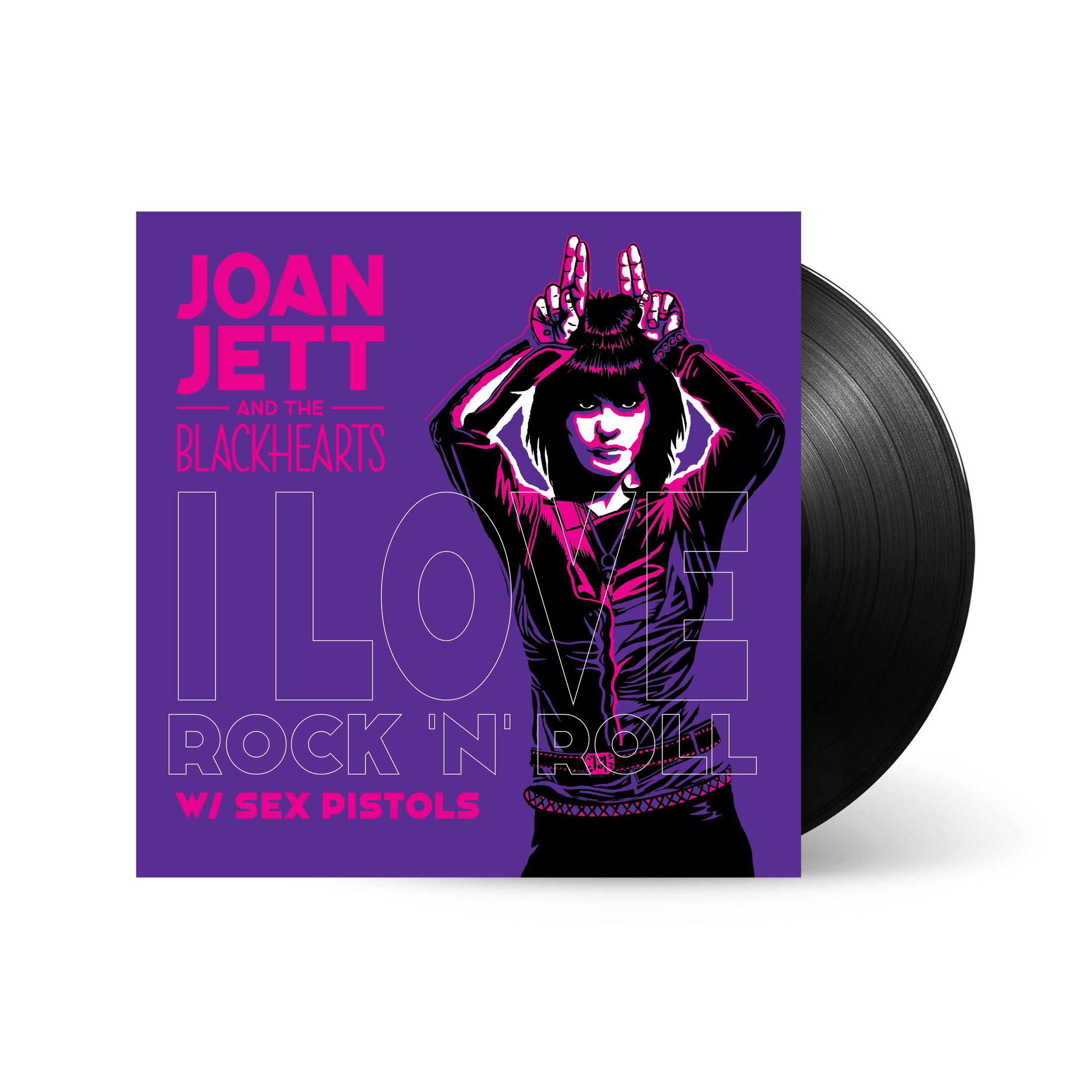 JOAN JETT & THE BLACKHEARTS 'I LOVE ROCK 'N' ROLL / BAD REPUTATION' 7" (Black Vinyl)