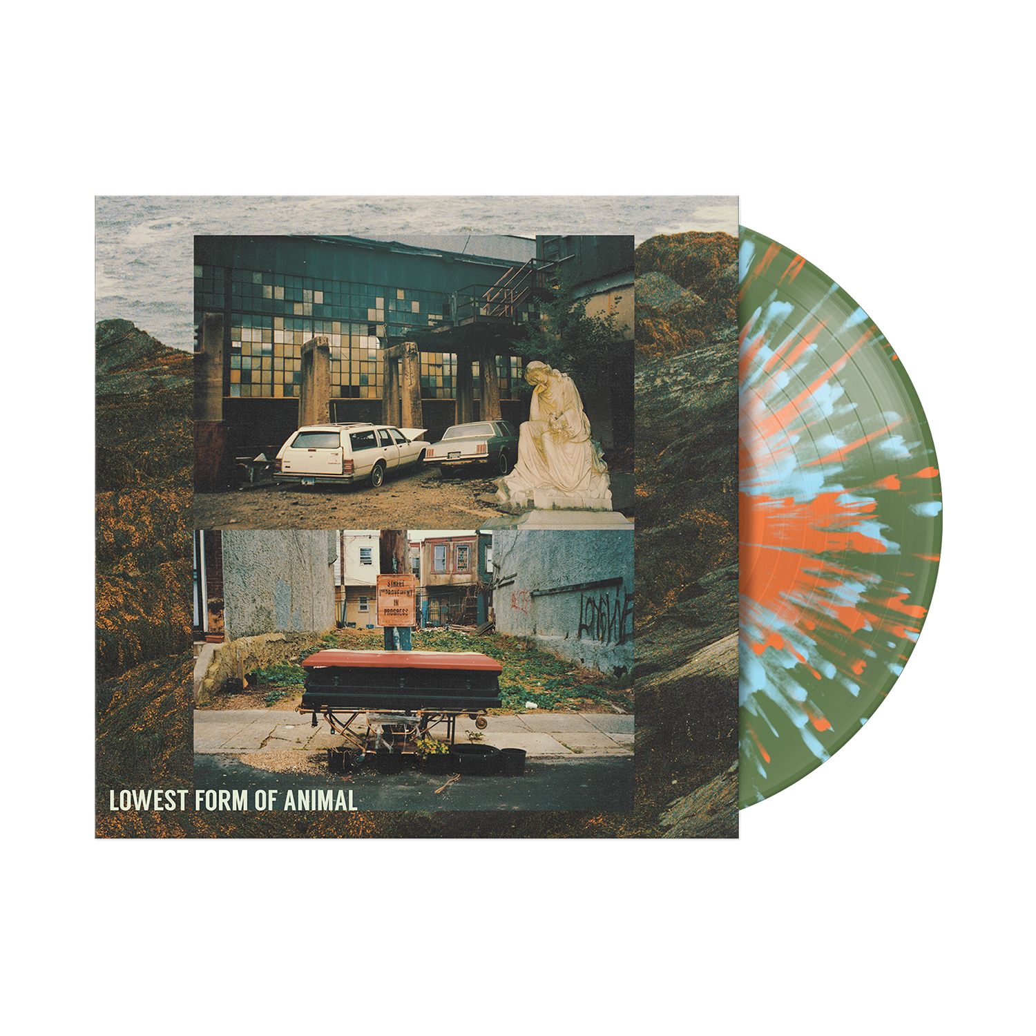 KUBLAI KHAN TX ‘LOWEST FORM OF ANIMAL’ EP (Limited Edition – Only 200 Made, Green w/ Blue & Orange Splatter Vinyl)