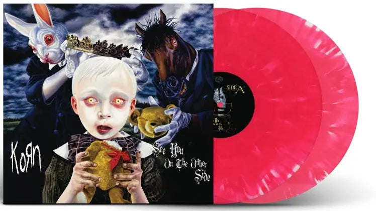 KORN 'SEE YOU ON THE OTHER SIDE' 2LP (20th Anniversary, Magenta Cloudy Vinyl)