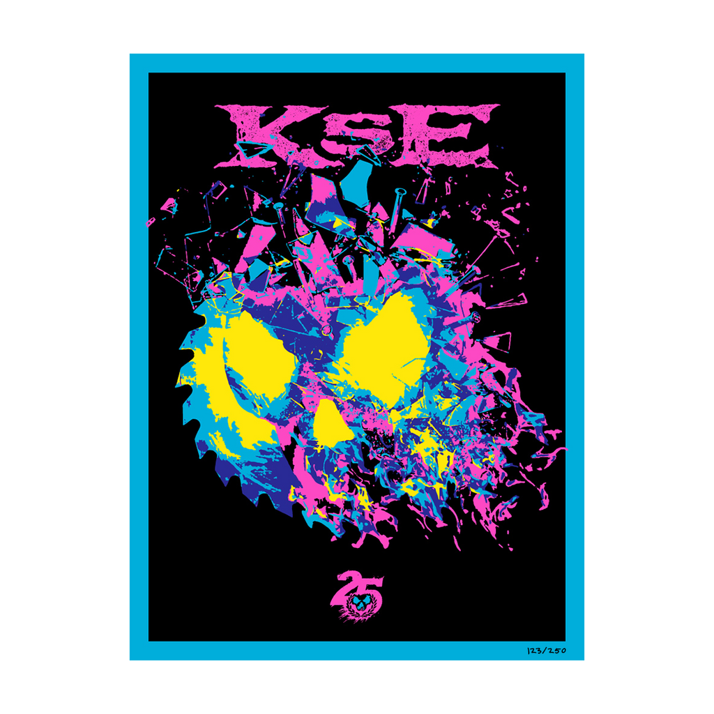 Killswitch Engage Sticker KILLSWITCH ENGAGE LIMITED EDITION EXCLUSIVE 18x24 FLOCKED BLACKLIGHT 2
