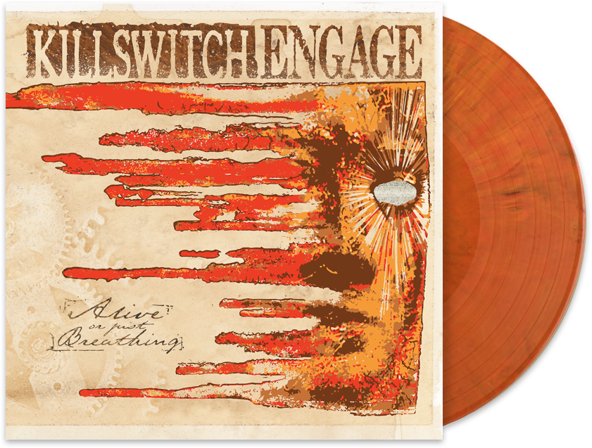 KILLSWITCH ENGAGE ‘ALIVE OR JUST BREATHING’ LP (Limited Edition – Only 500 Made, Voodoo Vinyl) + "SKULL COVER" SPECIAL COLLECTOR'S EDITION DELUXE MAGAZINE