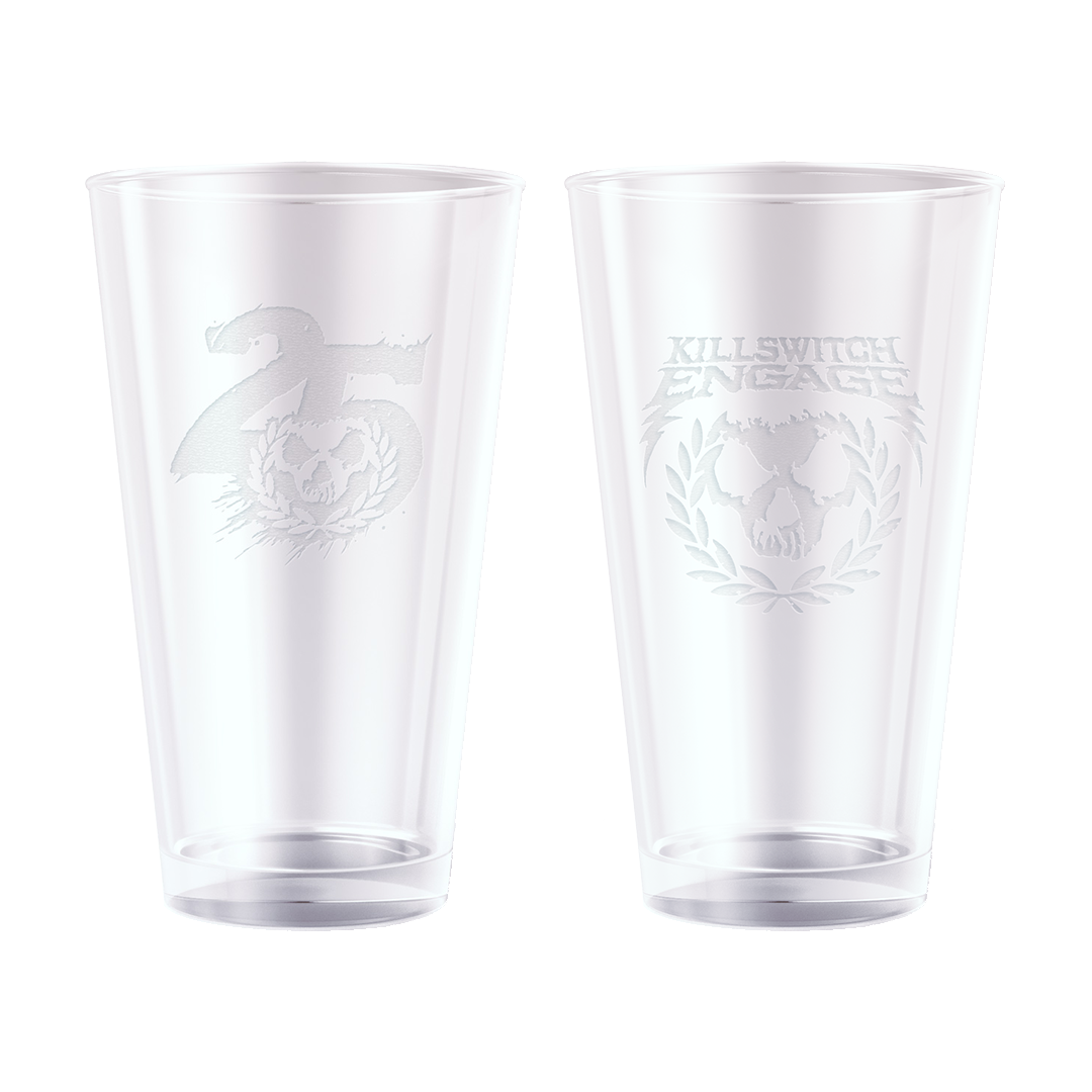 KILLSWITCH ENGAGE LIMITED EDITION EXCLUSIVE PINT GLASS SET