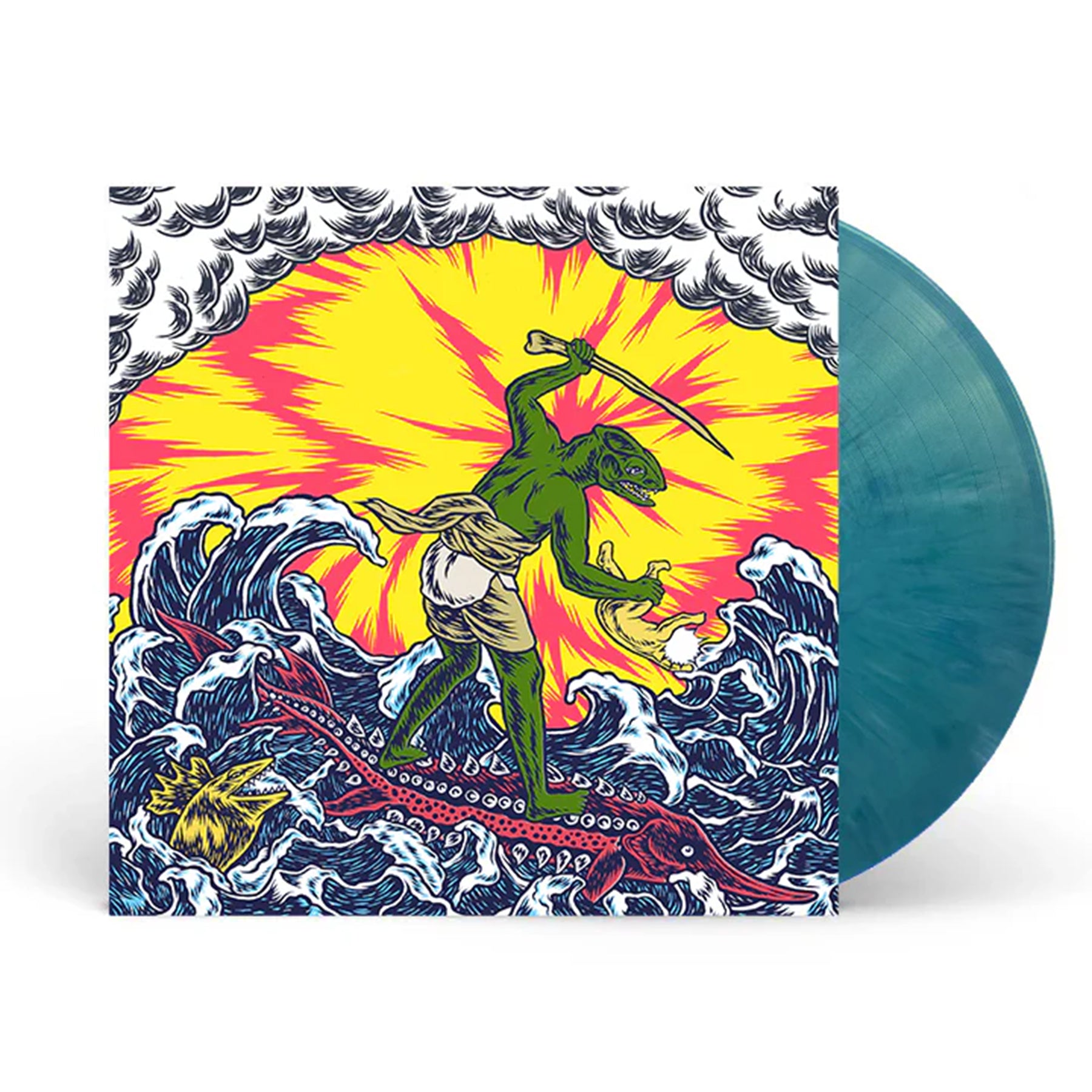 King Gizzard & The Lizard Wizard Teenage Gizzard Blue Eco Mix Vinyl