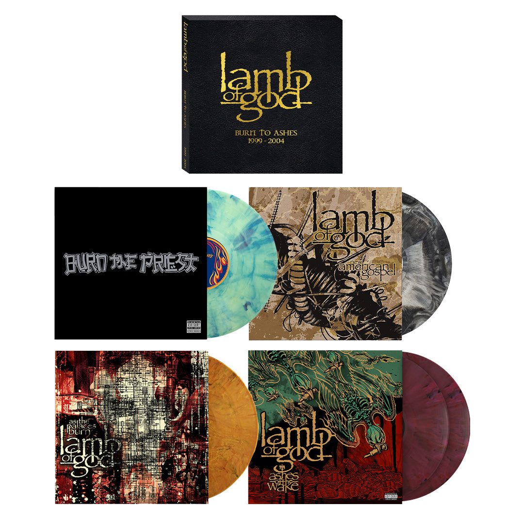 LAMB OF GOD x REVOLVER: 'BURN TO ASHES' (1999-2004) LIMITED VINYL BOX SET