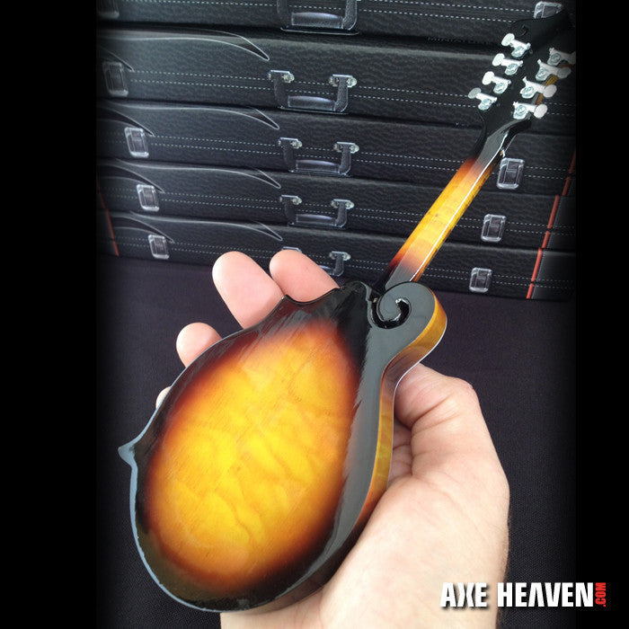 CLASSIC SUNBURST F-STYLE MANDOLIN MINIATURE REPLICA COLLECTIBLE