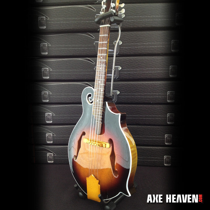 CLASSIC SUNBURST F-STYLE MANDOLIN MINIATURE REPLICA COLLECTIBLE