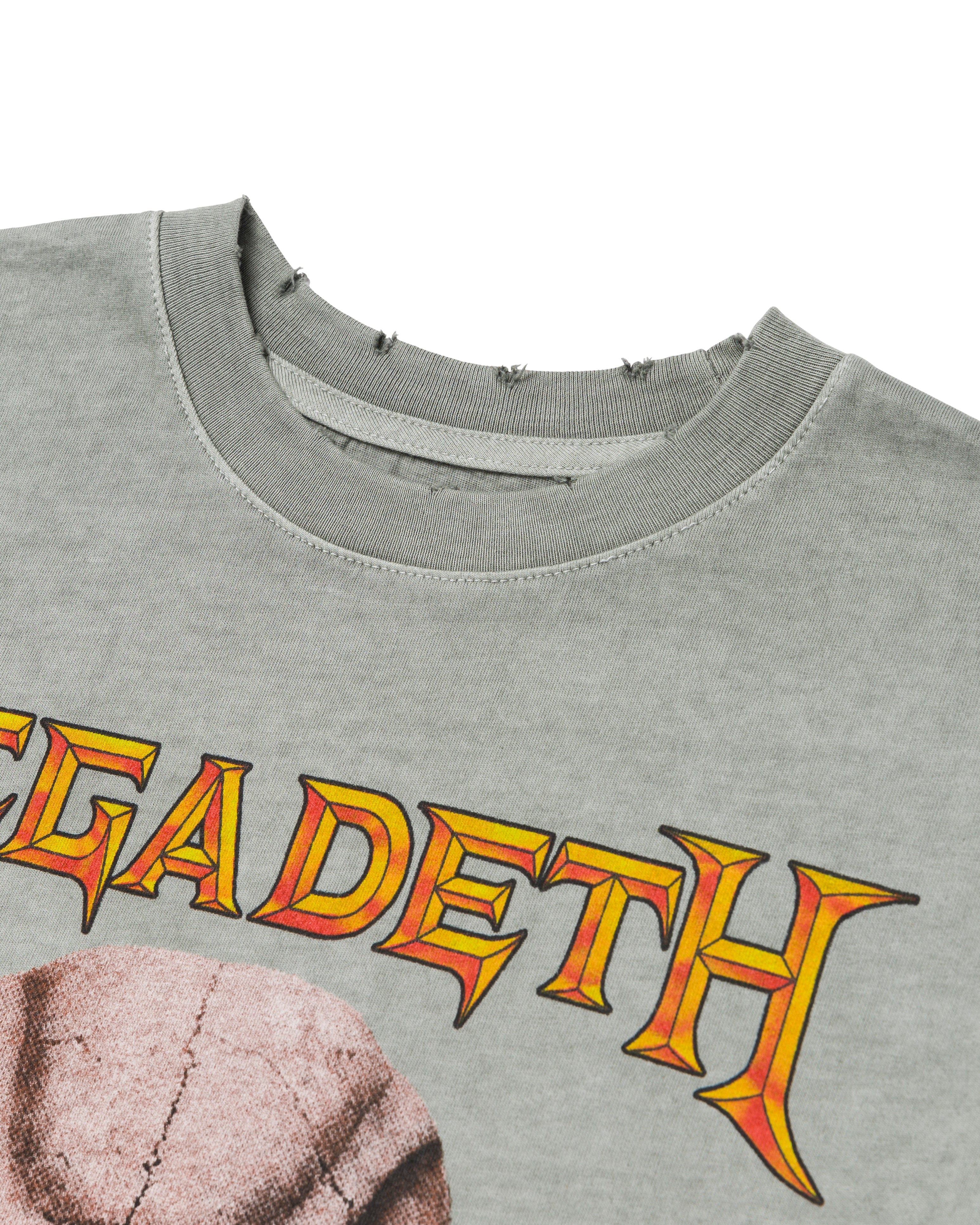 МT☆☆☆ Megadeth State Boxy Tee Washed Concrete – STANDARD ISSUE TEES