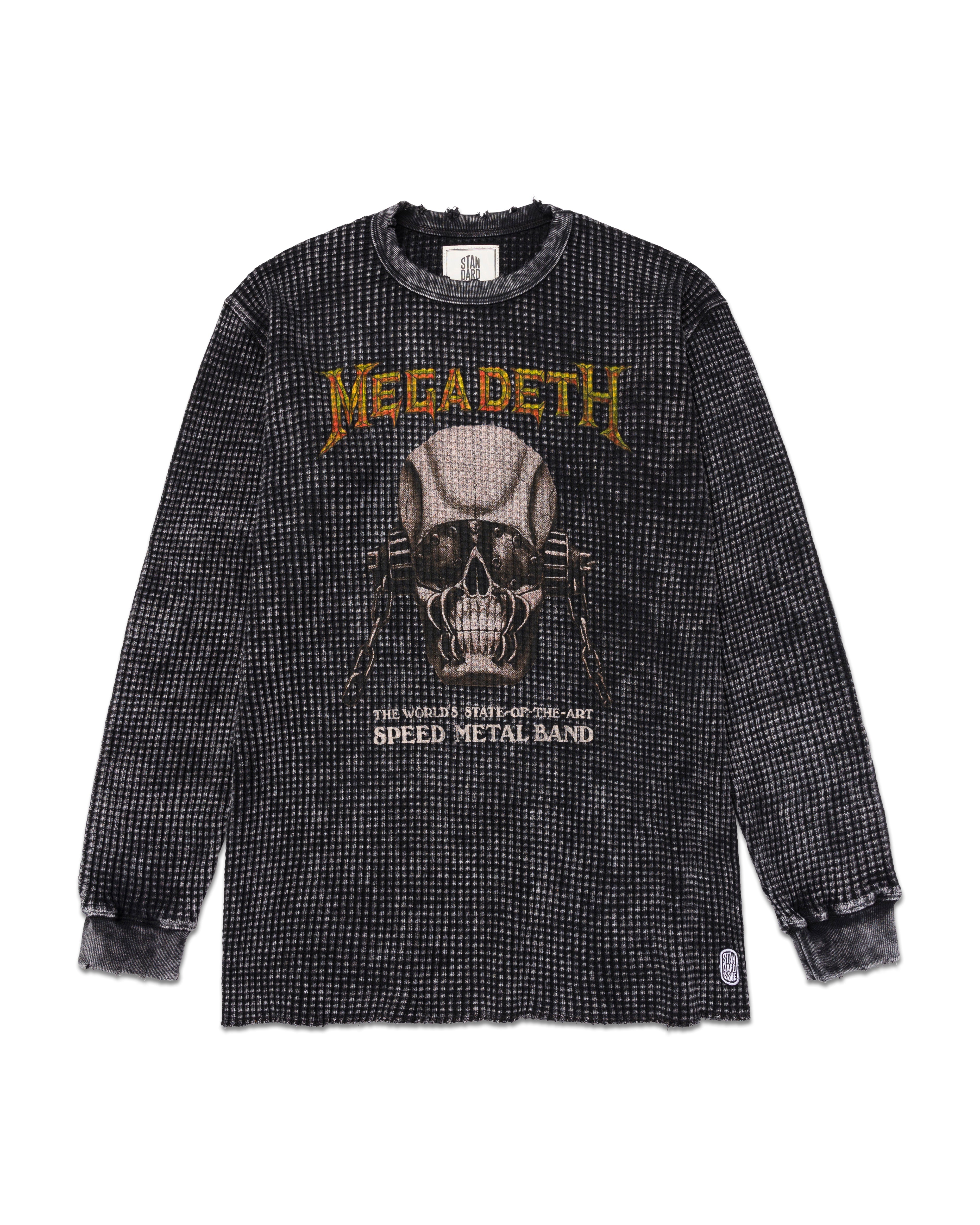 Megadeth State Thermal Sweater Mineral Black