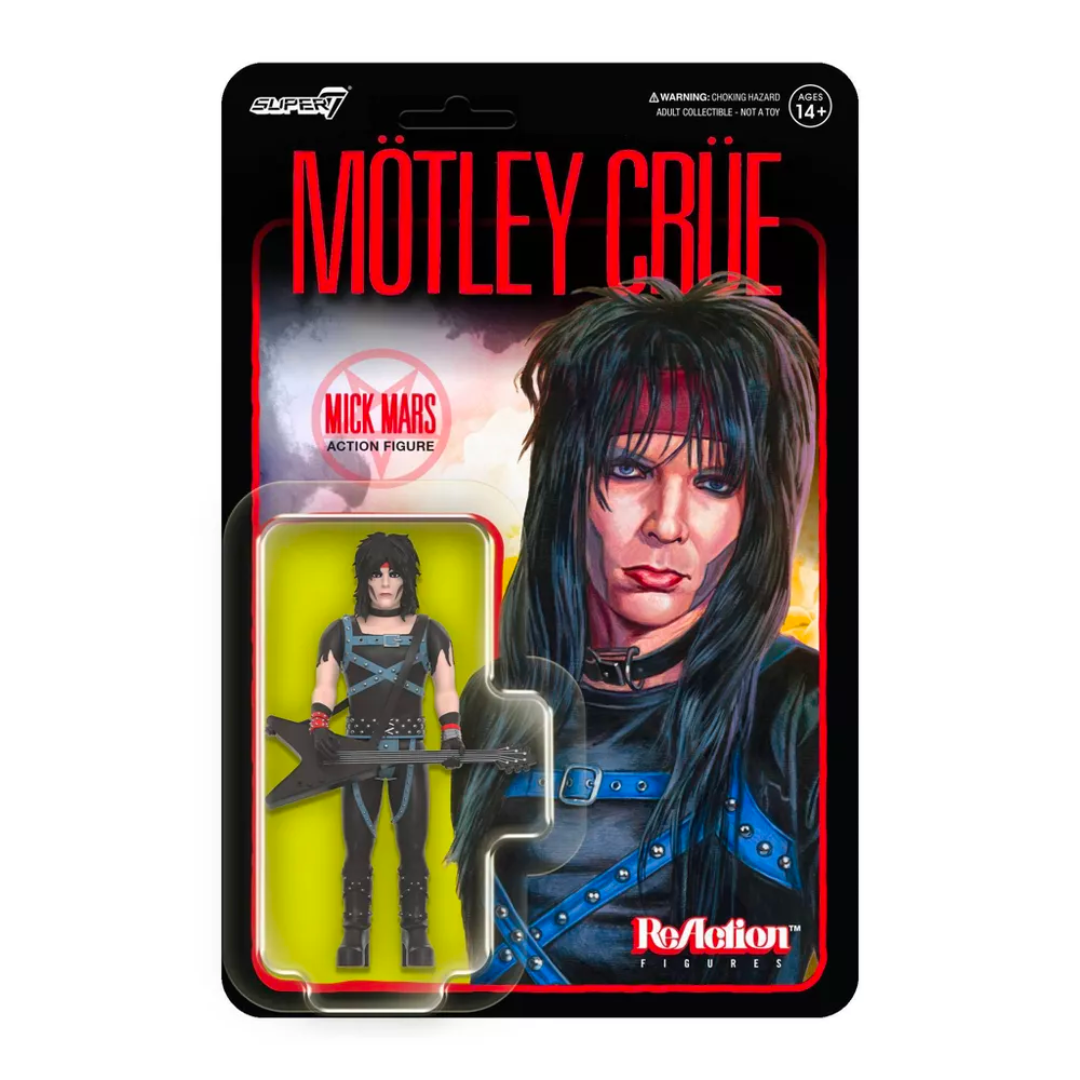 MOTLEY CRUE MICK MARS (SHOUT AT THE DEVIL) REACTION FIGURE WAVE 01