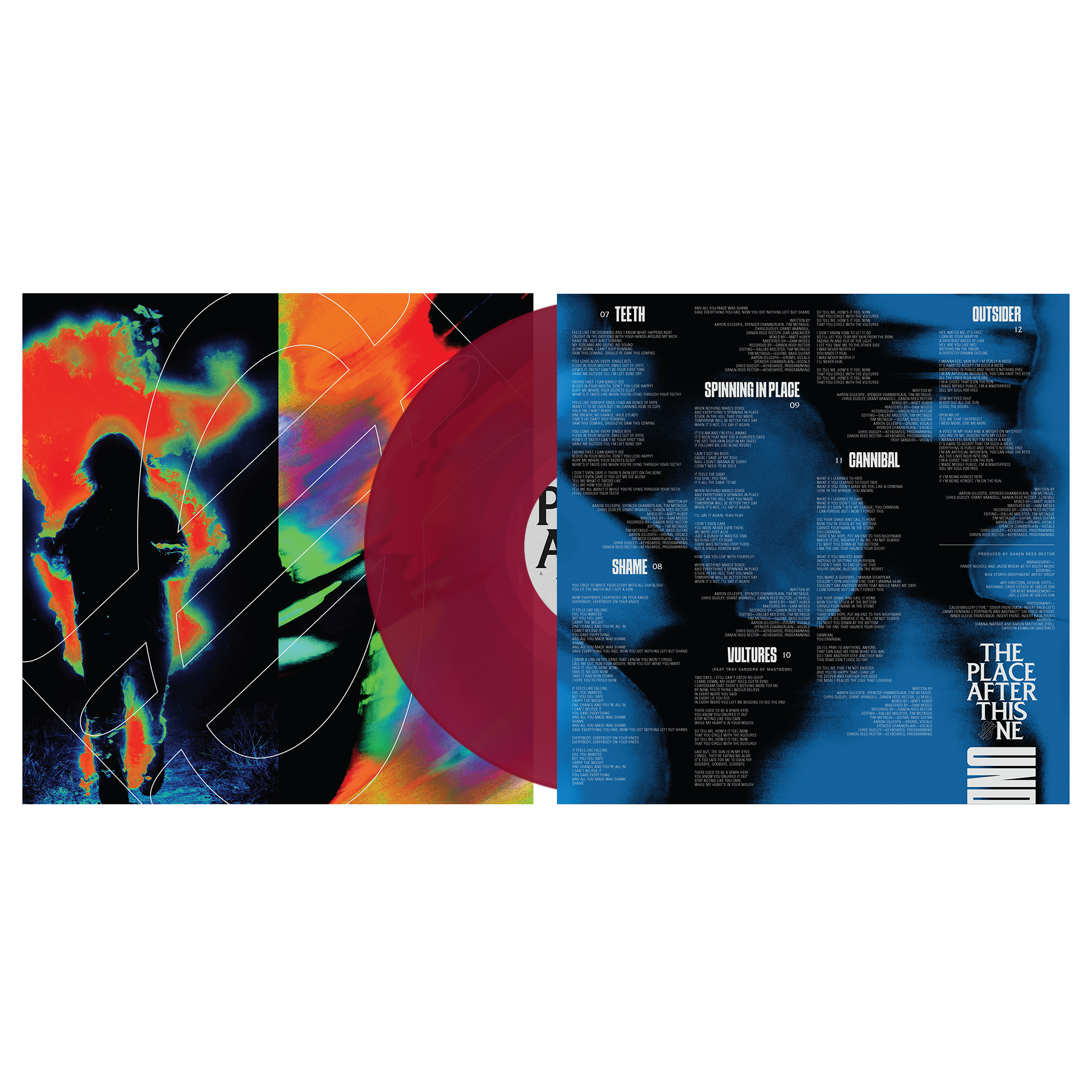 UNDEROATH 'THE PLACE AFTER THIS ONE' LP (Ruby Vinyl)