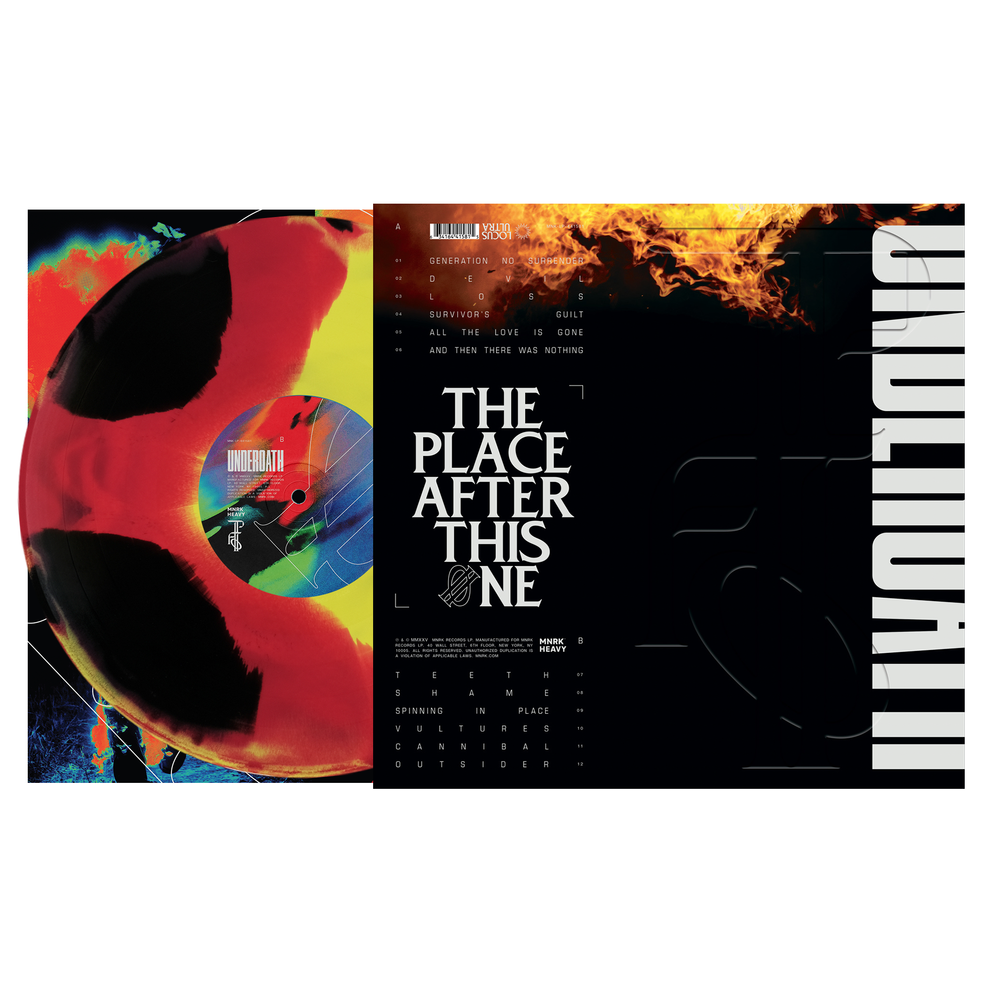 UNDEROATH 'THE PLACE AFTER THIS ONE' LP (Deluxe Thermo Vinyl)