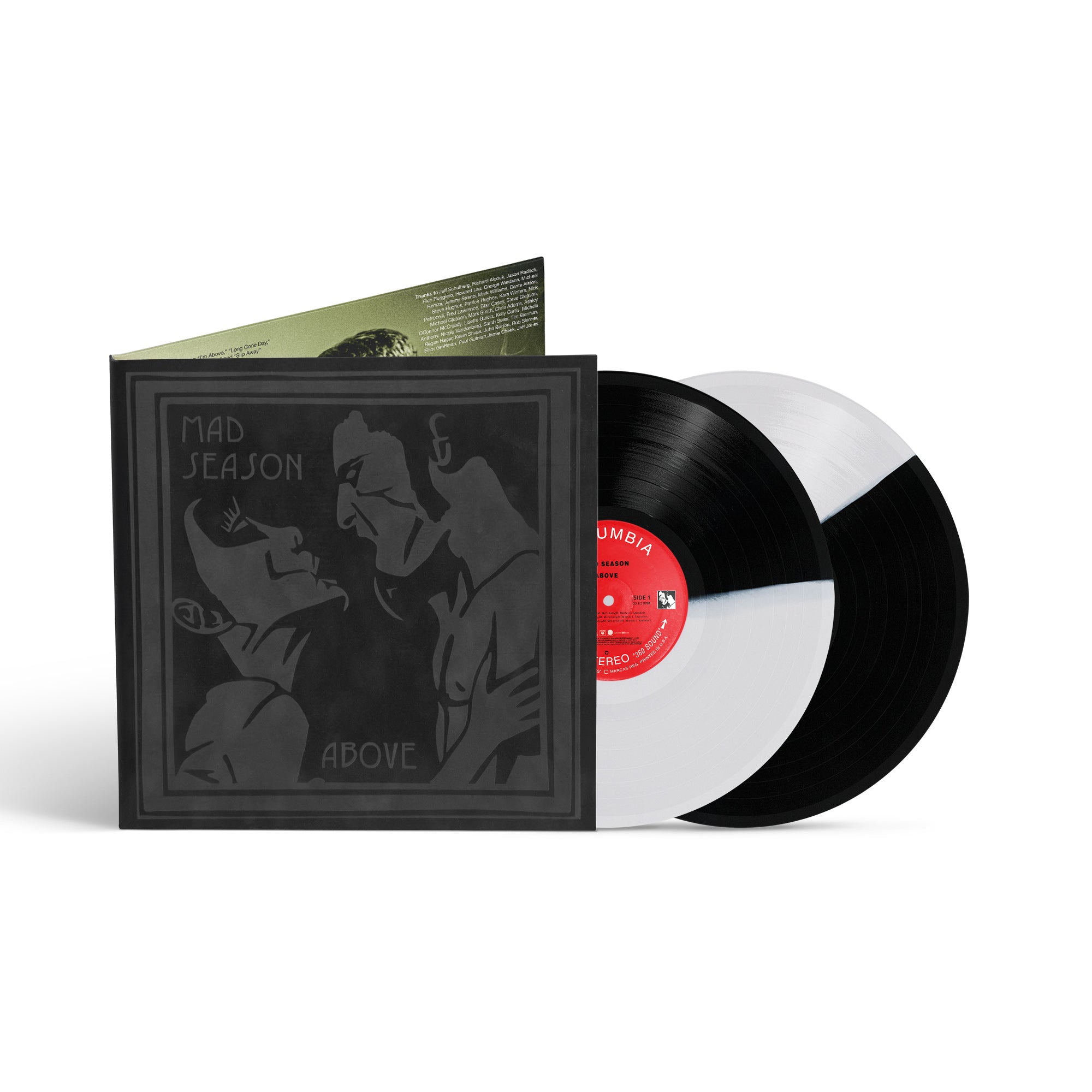 MAD SEASON 'ABOVE’ 30TH ANNIVERSARY EDITION 2LP (Limited Edition – Only 250 Made, Half/Half - Black & White Vinyl)