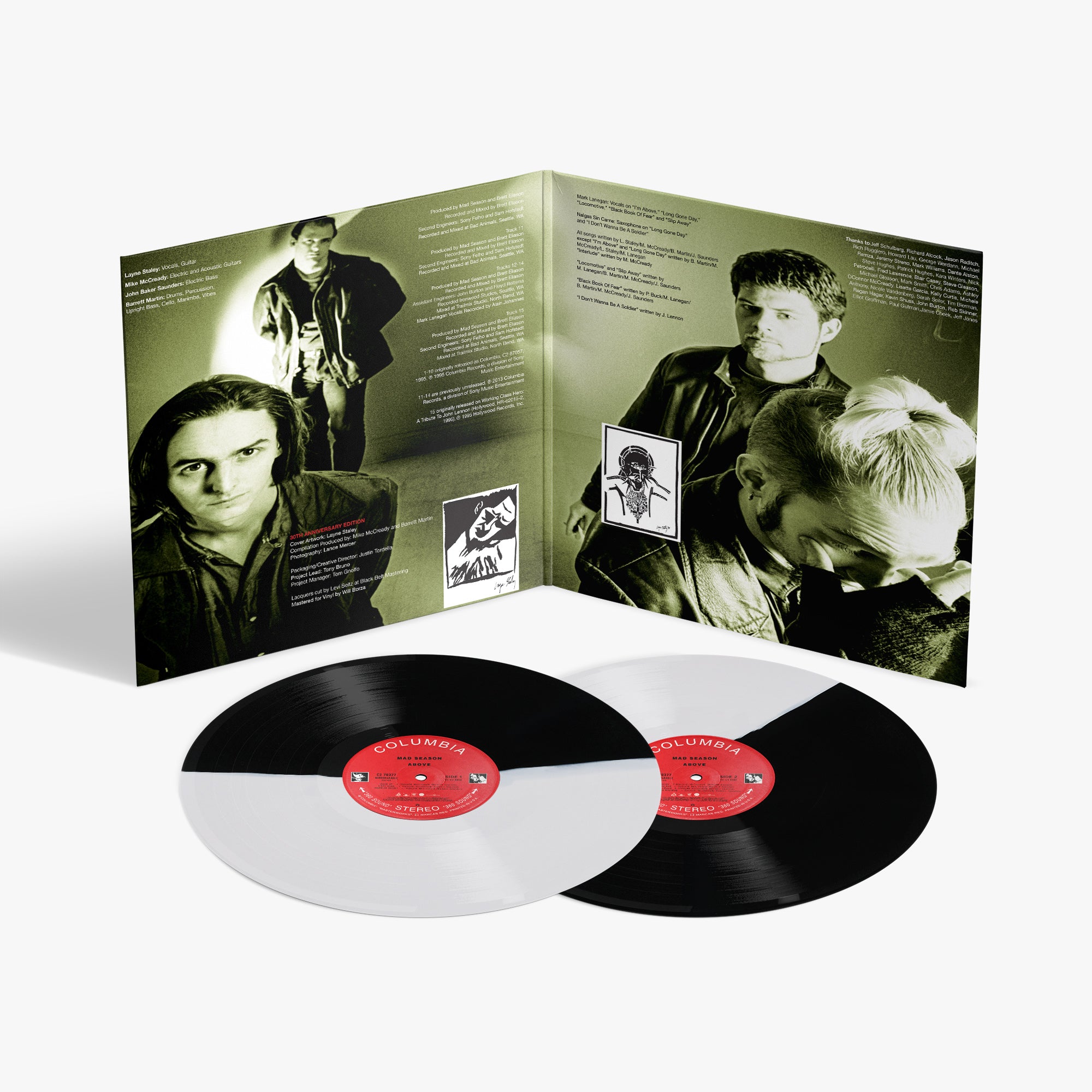 MAD SEASON 'ABOVE’ 30TH ANNIVERSARY EDITION 2LP (Limited Edition – Only 250 Made, Half/Half - Black & White Vinyl)