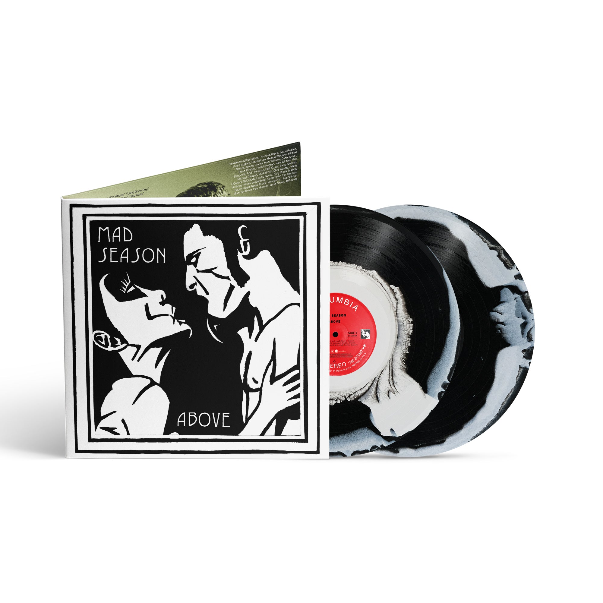 MAD SEASON 'ABOVE’ 30TH ANNIVERSARY EDITION 2LP (Limited Edition – Only 950 Made, A-Side/B-Side - Black & White Vinyl)