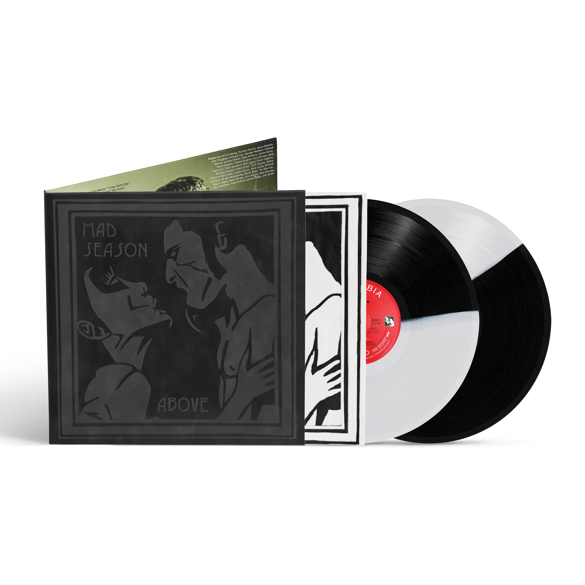 MAD SEASON 'ABOVE’ 30TH ANNIVERSARY EDITION 2LP (Limited Edition – Only 250 Made, Half/Half - Black & White Vinyl)